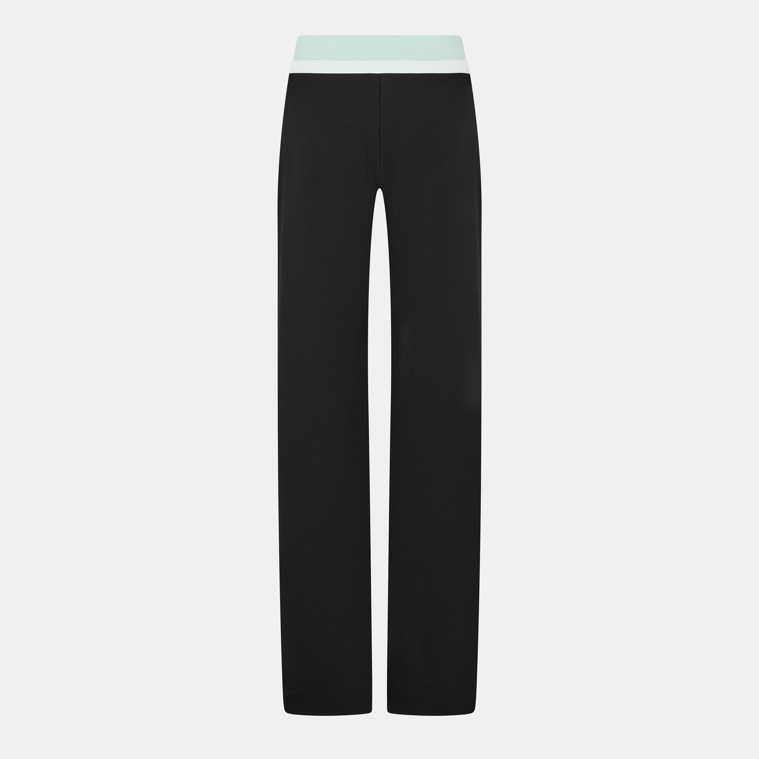 Black - Casablanca - Women's Casa Scuba Slim Fit Trousers - 2