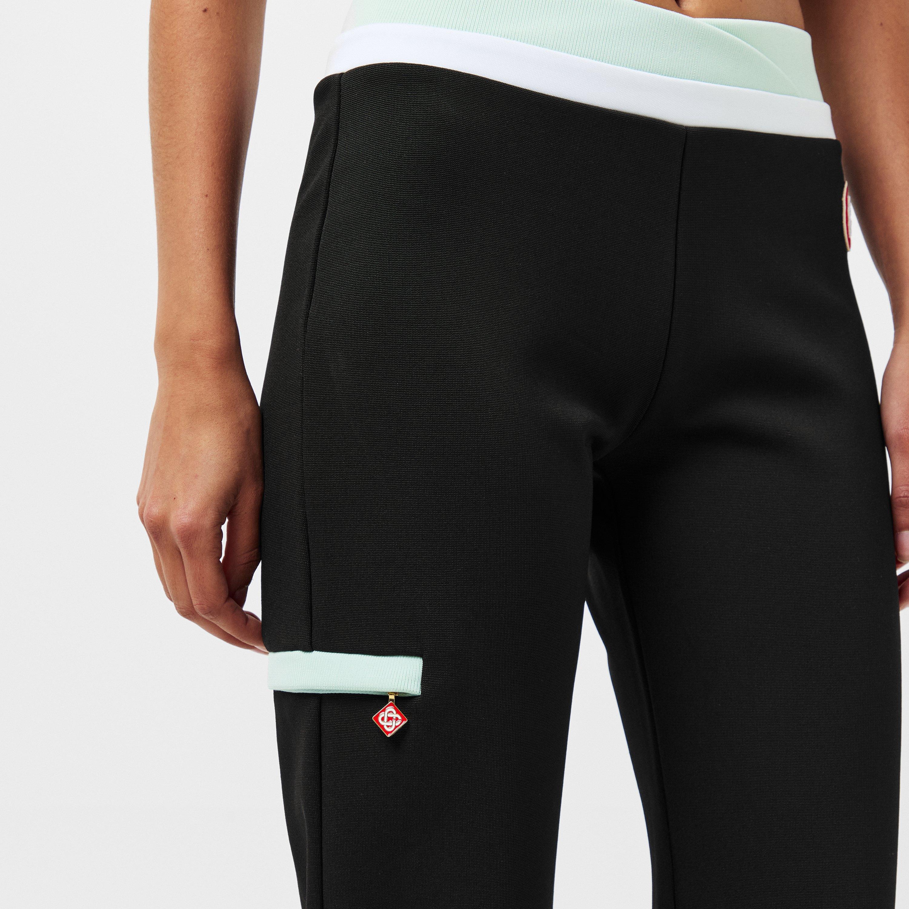 Black - Casablanca - Women's Casa Scuba Slim Fit Trousers - 5