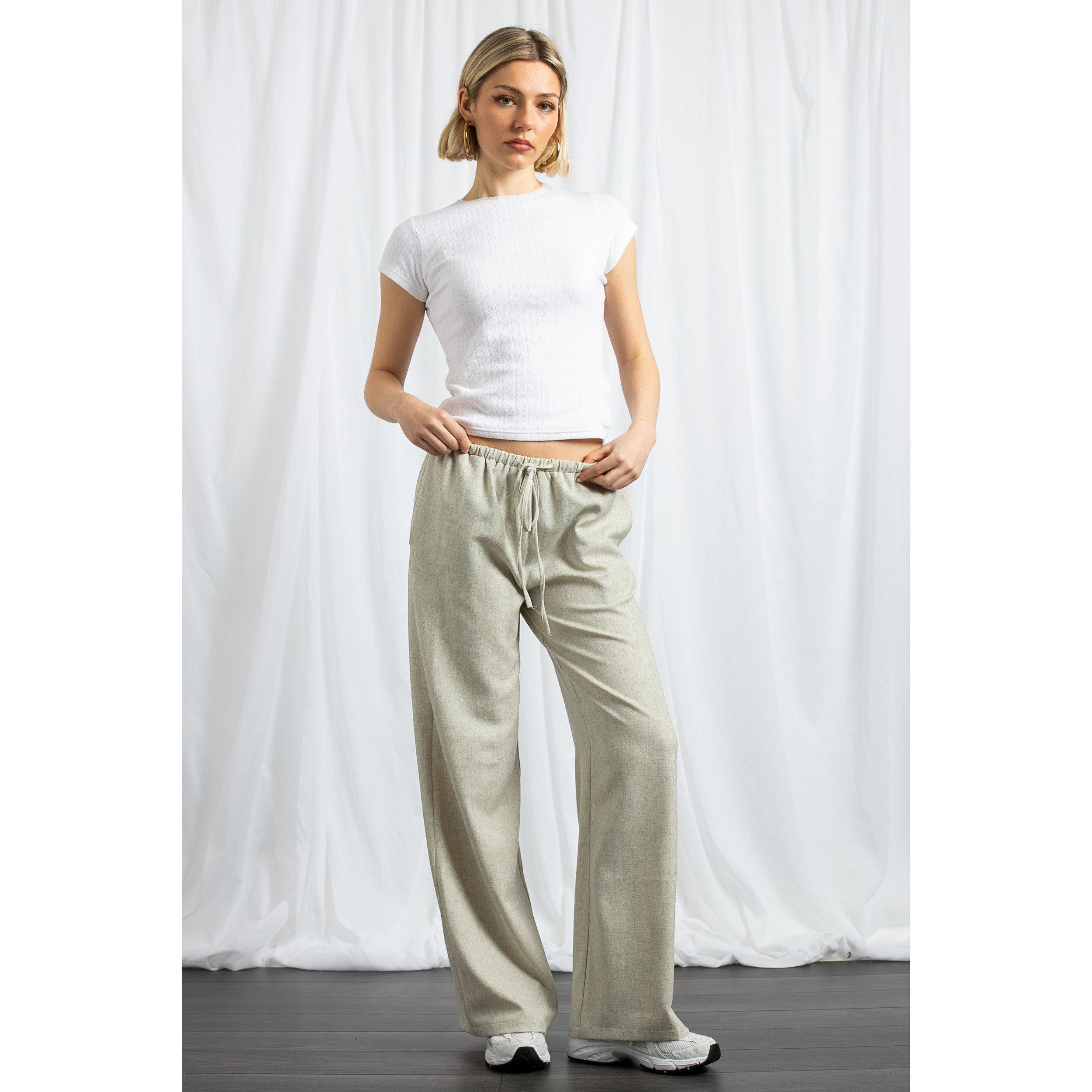 BEIGE - Daisy Street - Wide Leg Trousers - 4
