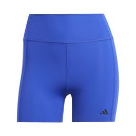 adidas Optime 4 Inch Raw Cut Hem Shorts Womens