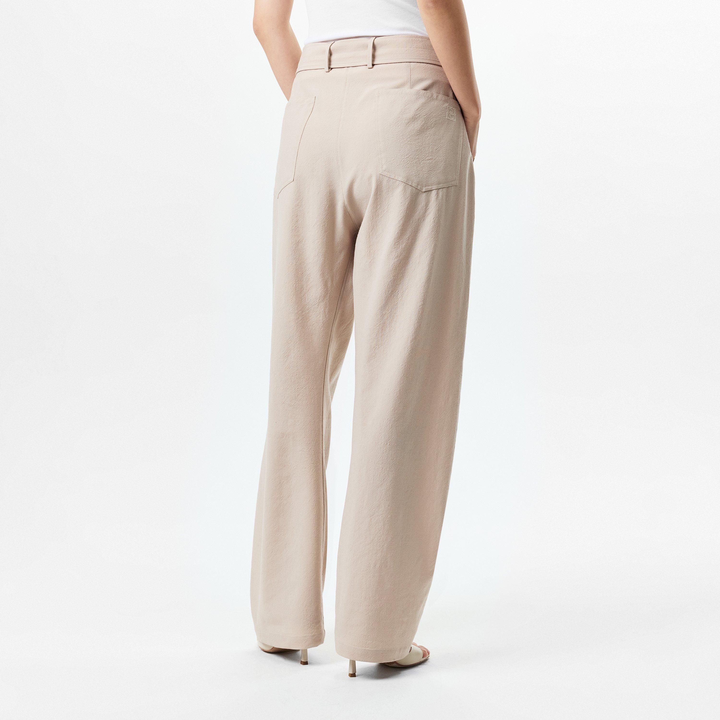 Beige - Magda Butrym - Women's Slim Fit Trouser - 4