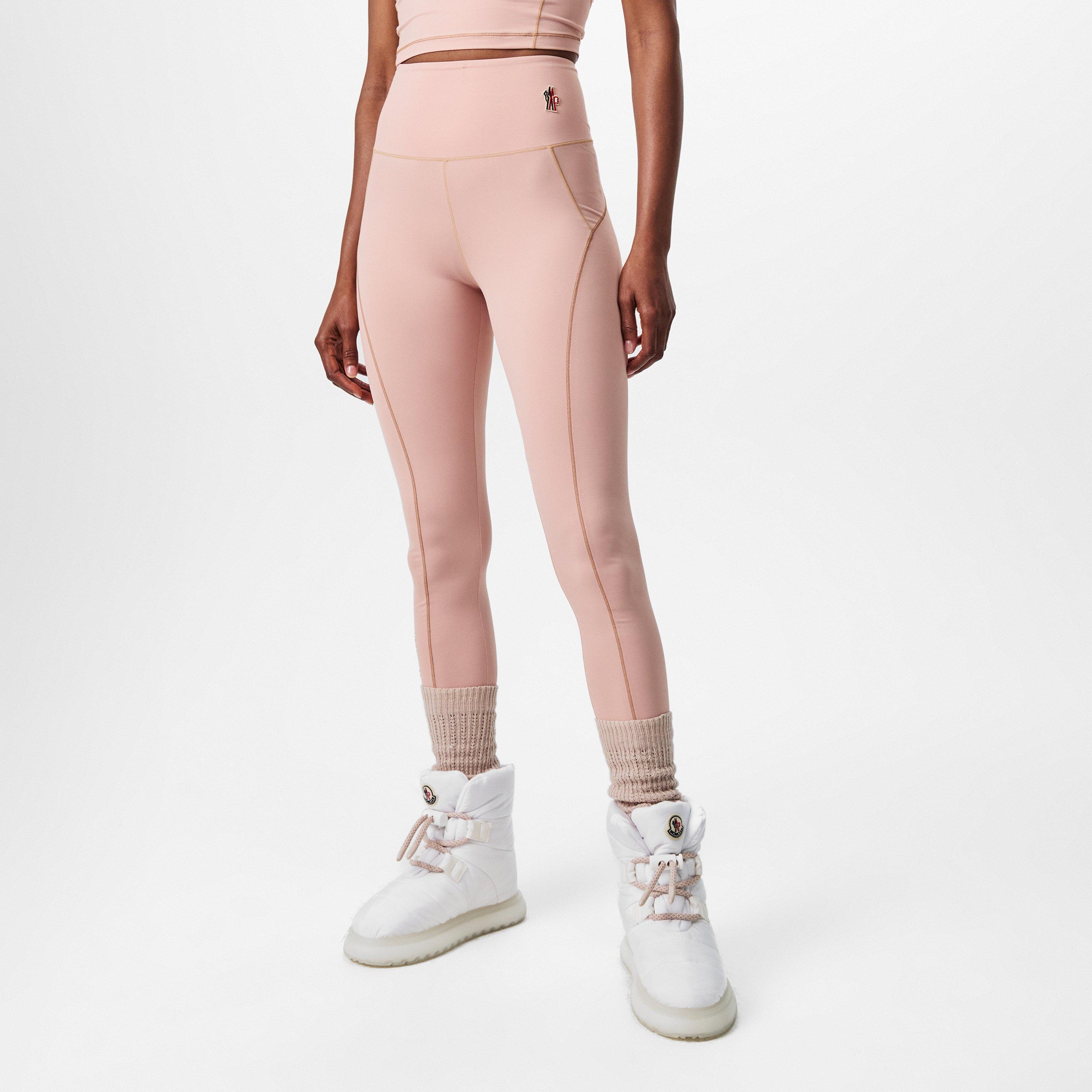 Rose 51V - Moncler Grenoble - Women's Moncler Logo Leggings - 3