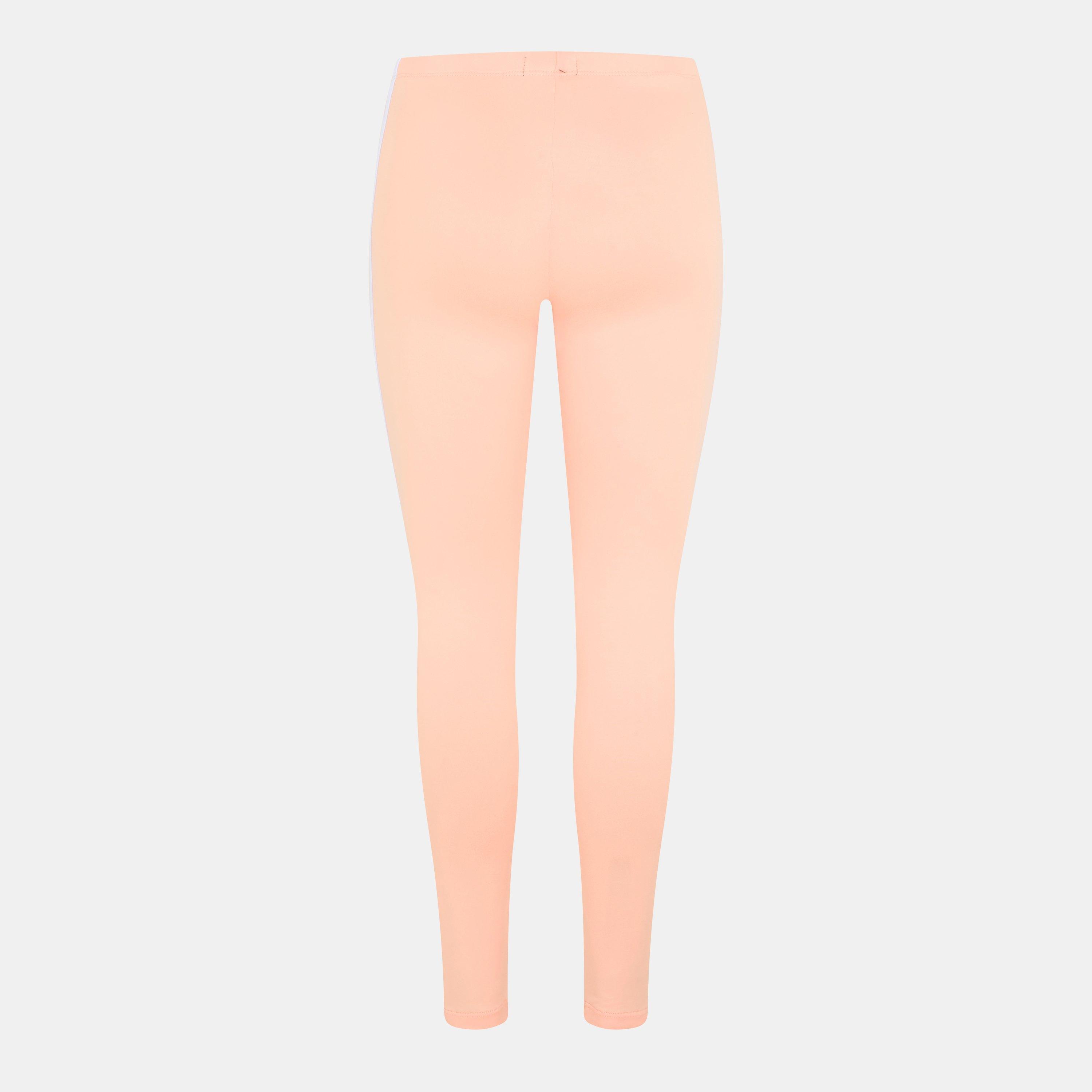 Peach/Wht Strpe - Brave Soul - Leggings with Stripe Detail - 2