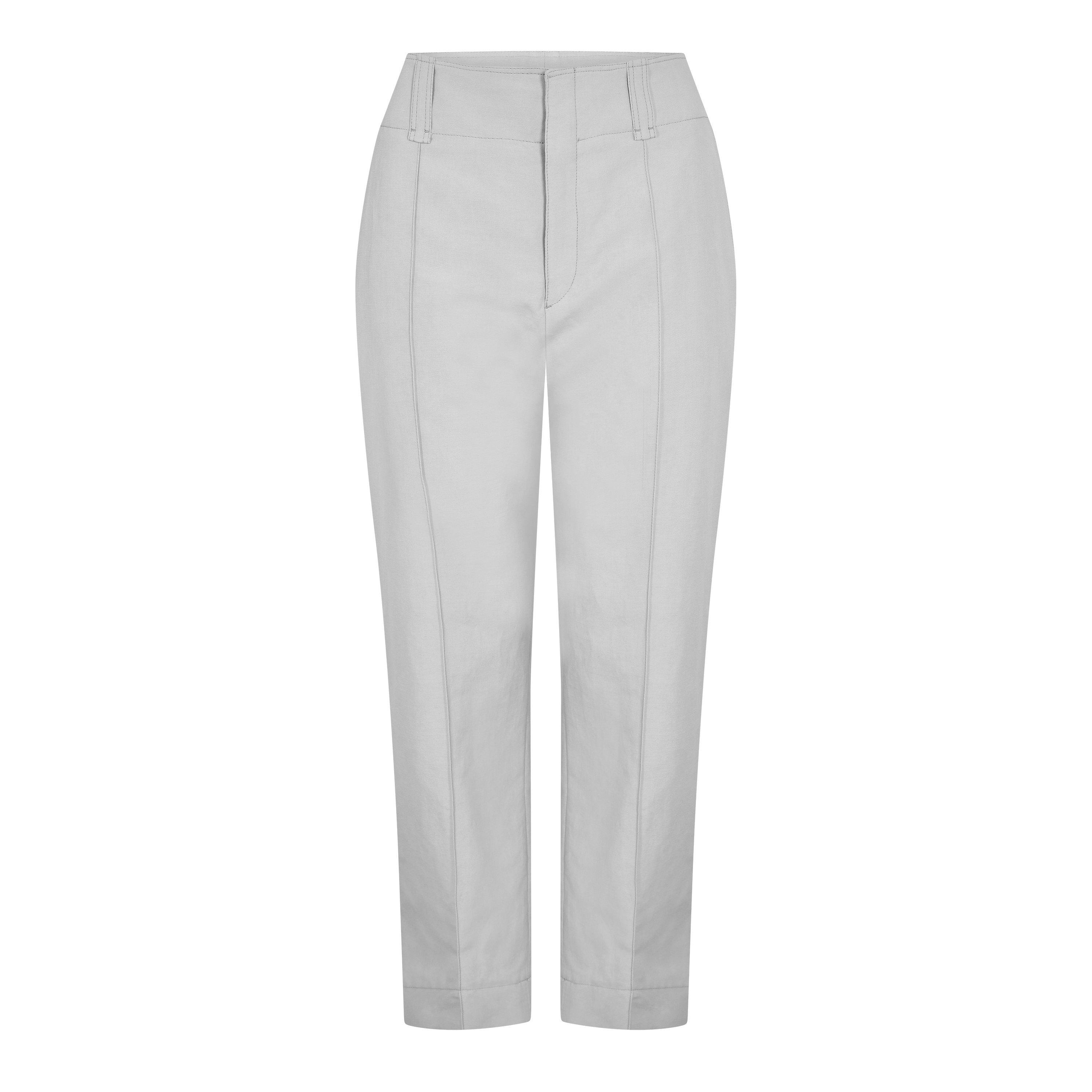 Chloé , Straight Trousers, Female, Gray, Xs, Chinos - Image 2