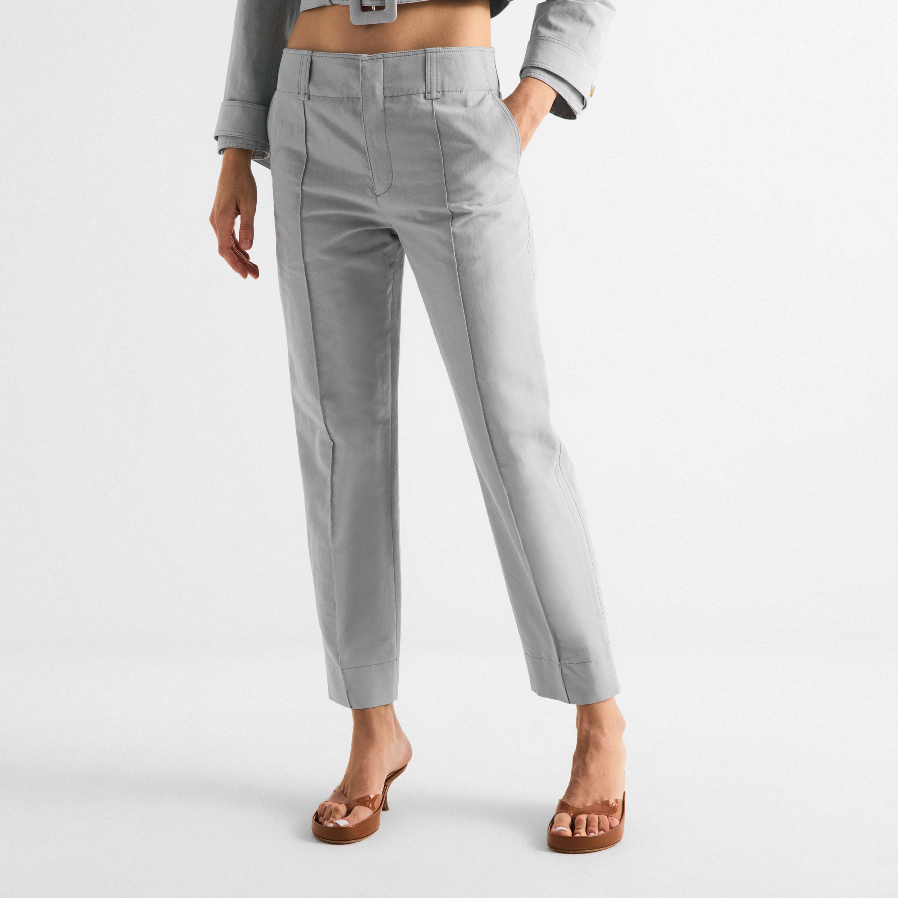 Storm Grey - Chloe - Women's Slim Fit Trousers - 3
