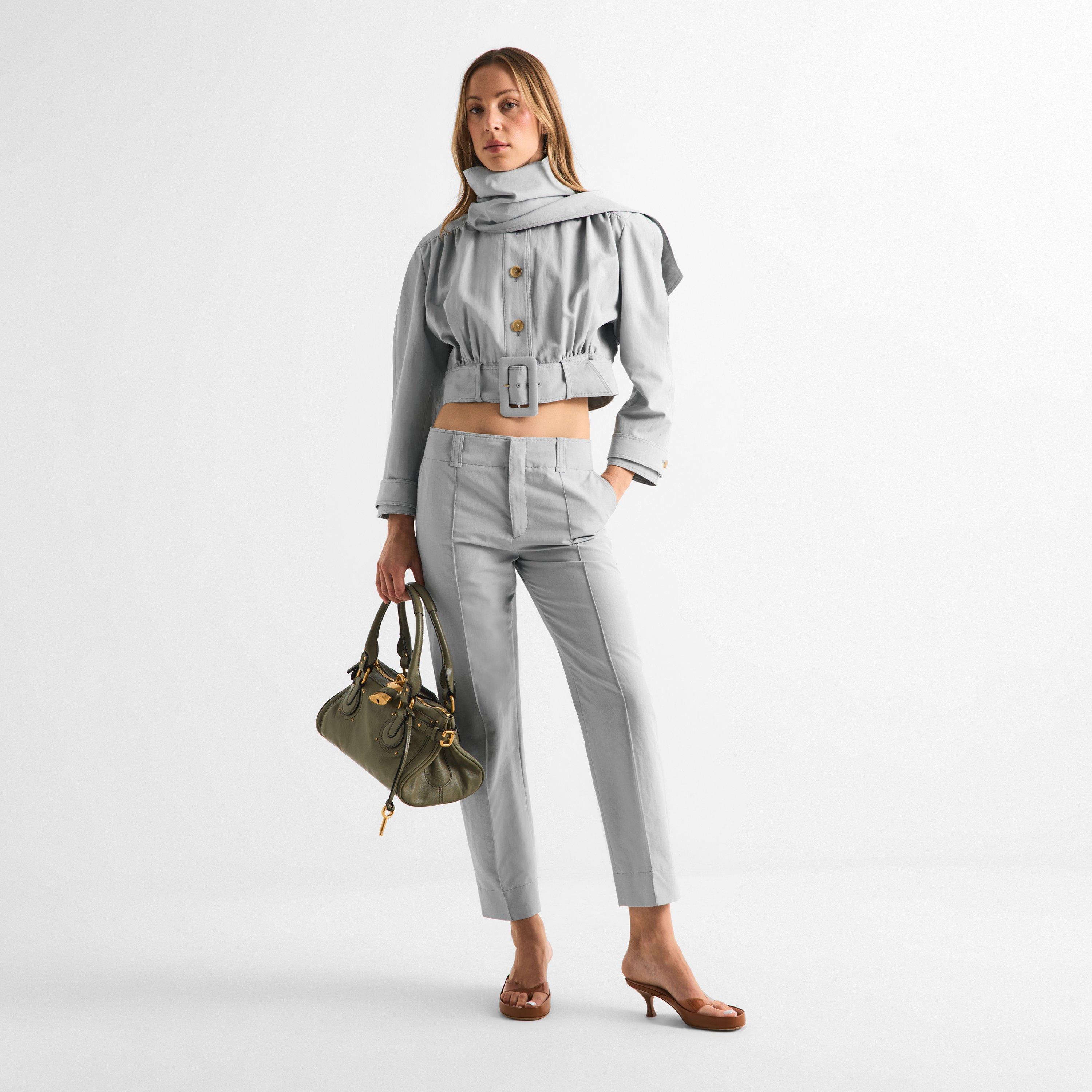 Storm Grey - Chloe - Women's Slim Fit Trousers - 5