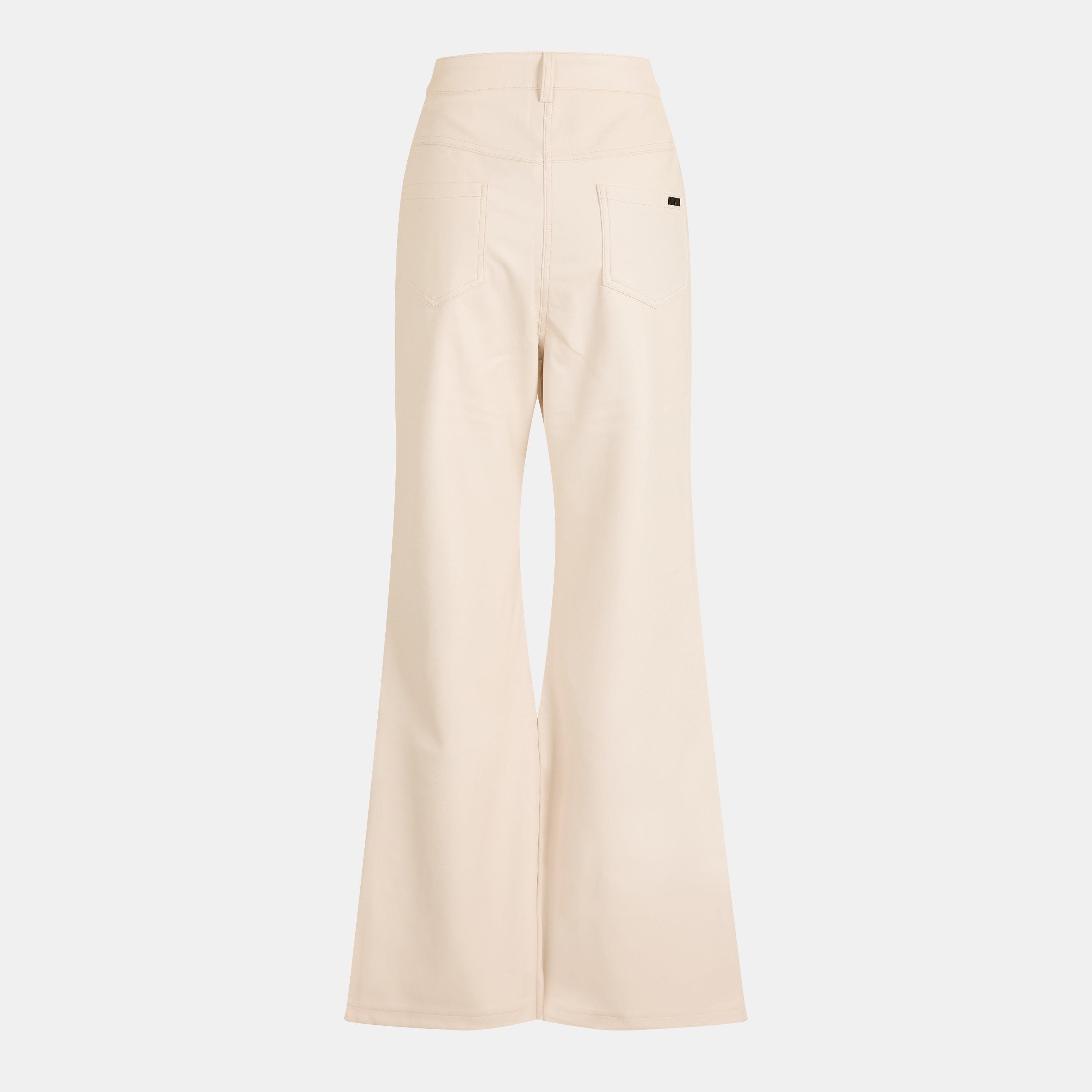 White - AmyLynn - Wide Leg Trousers - 2