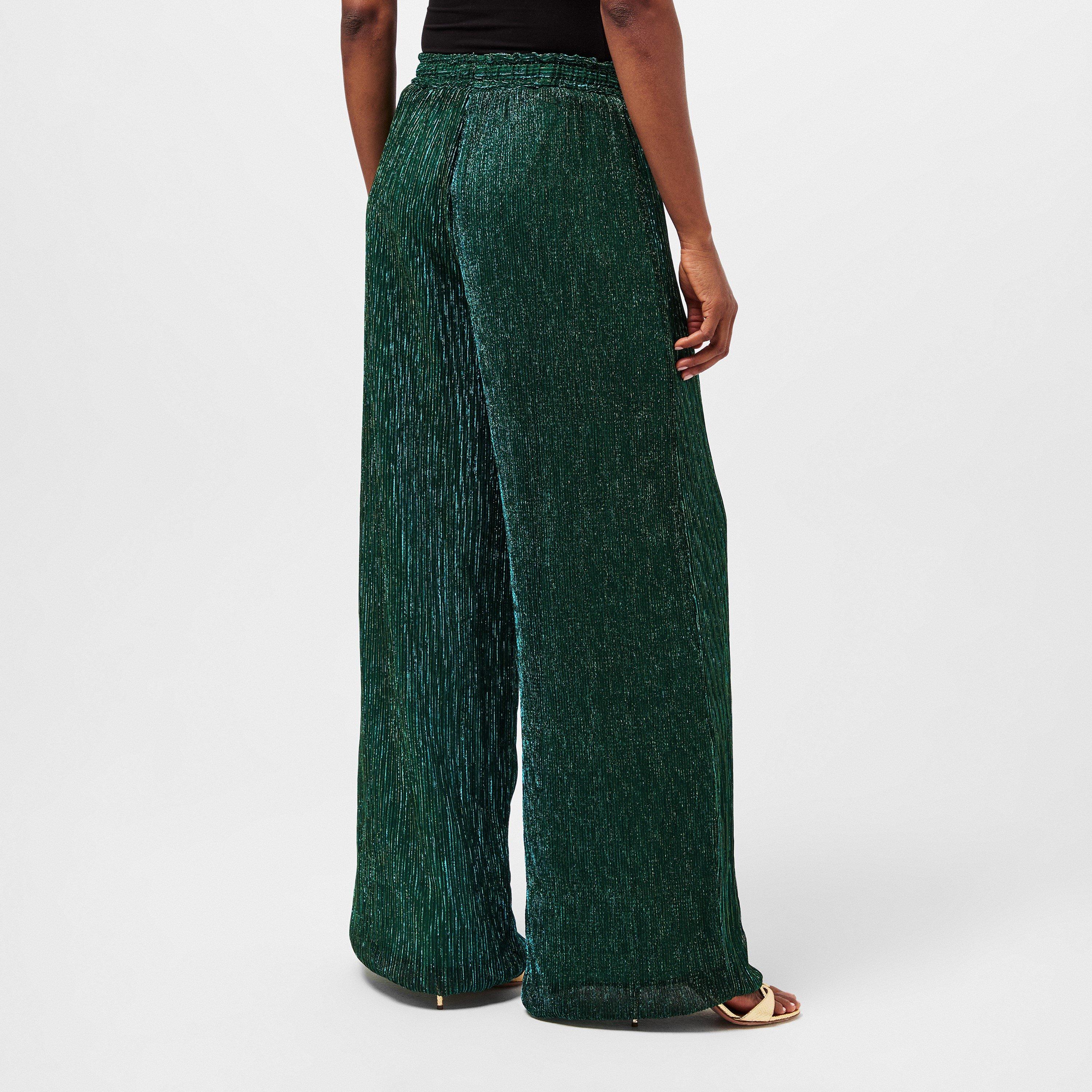 Teal - AmyLynn - Wide Leg Trouser - 4