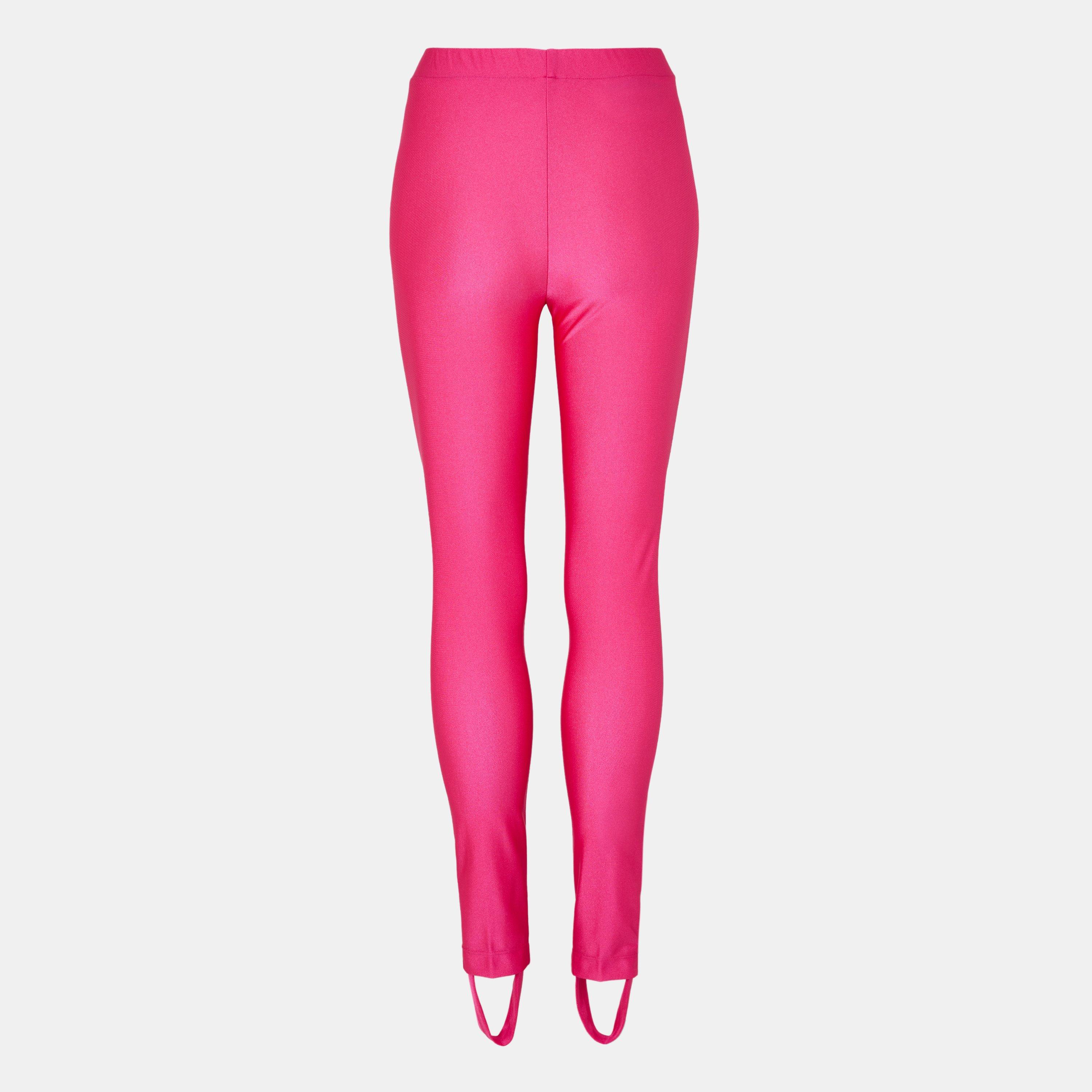 Fucsia/White - Gucci - Women's Black Leggings - 2