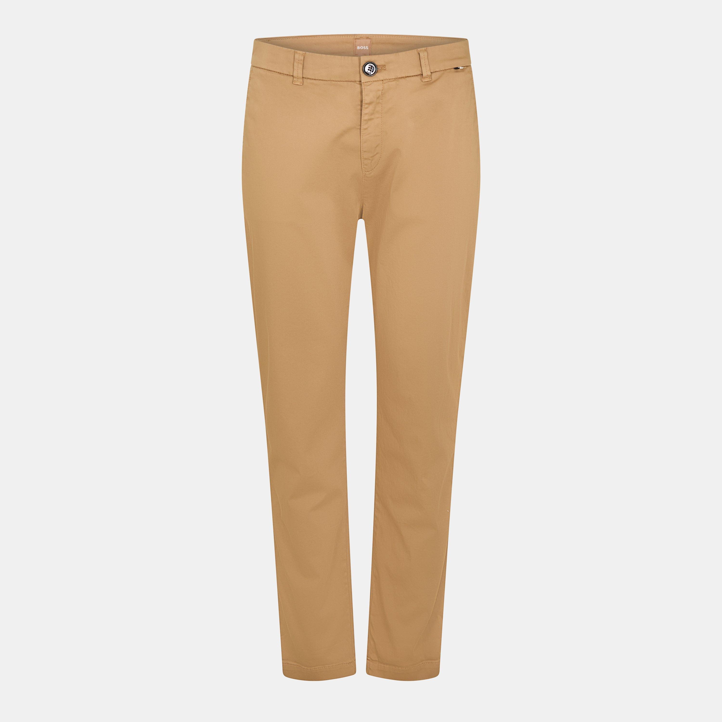 Boss Women's Tashani Slim Fit Trousers - Med Beige - 16 (XXL)