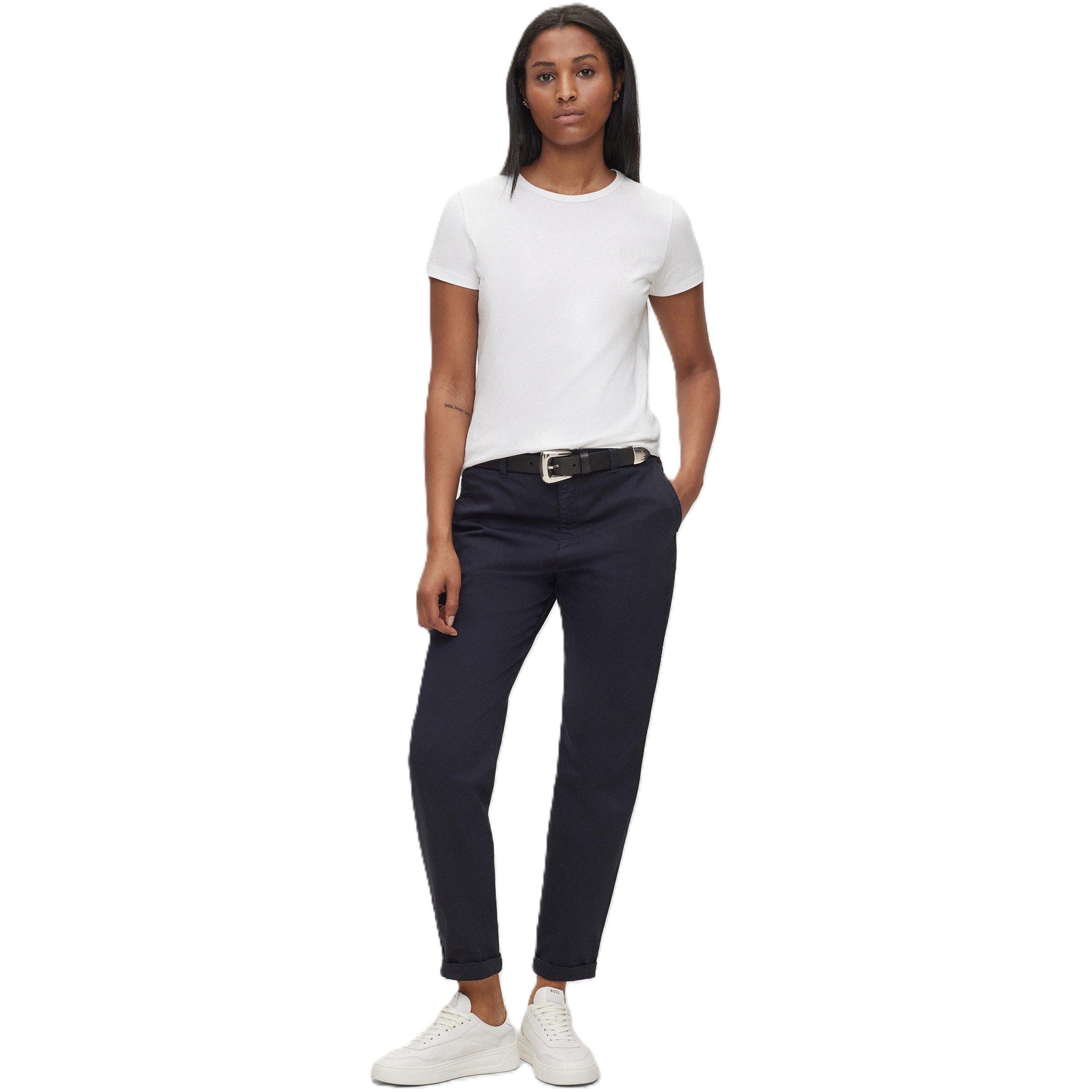 Open Blue - Boss - Women's Tashani Slim Fit Trousers - 5