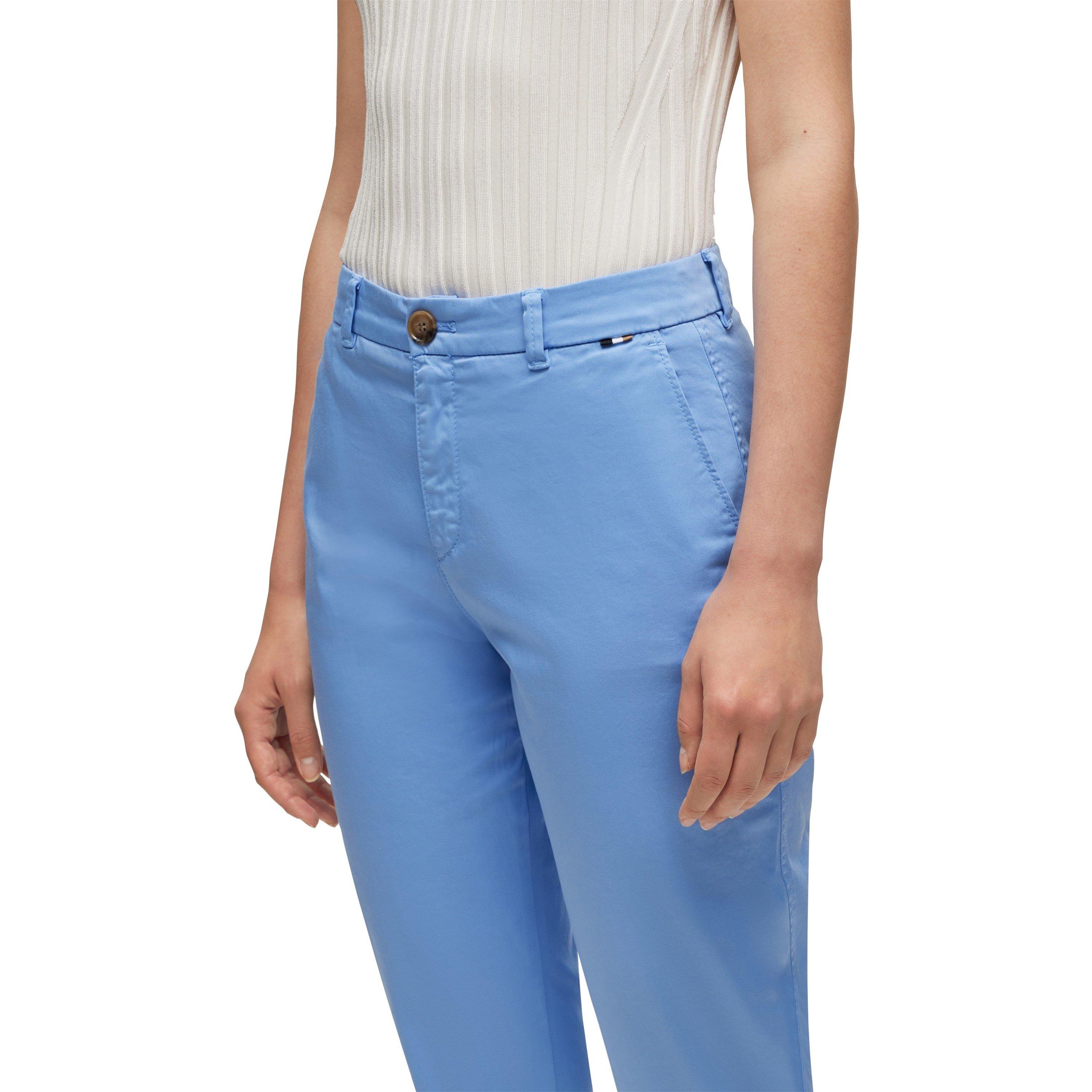 Open Blue - Boss - Women's Tashani Slim Fit Trousers - 5