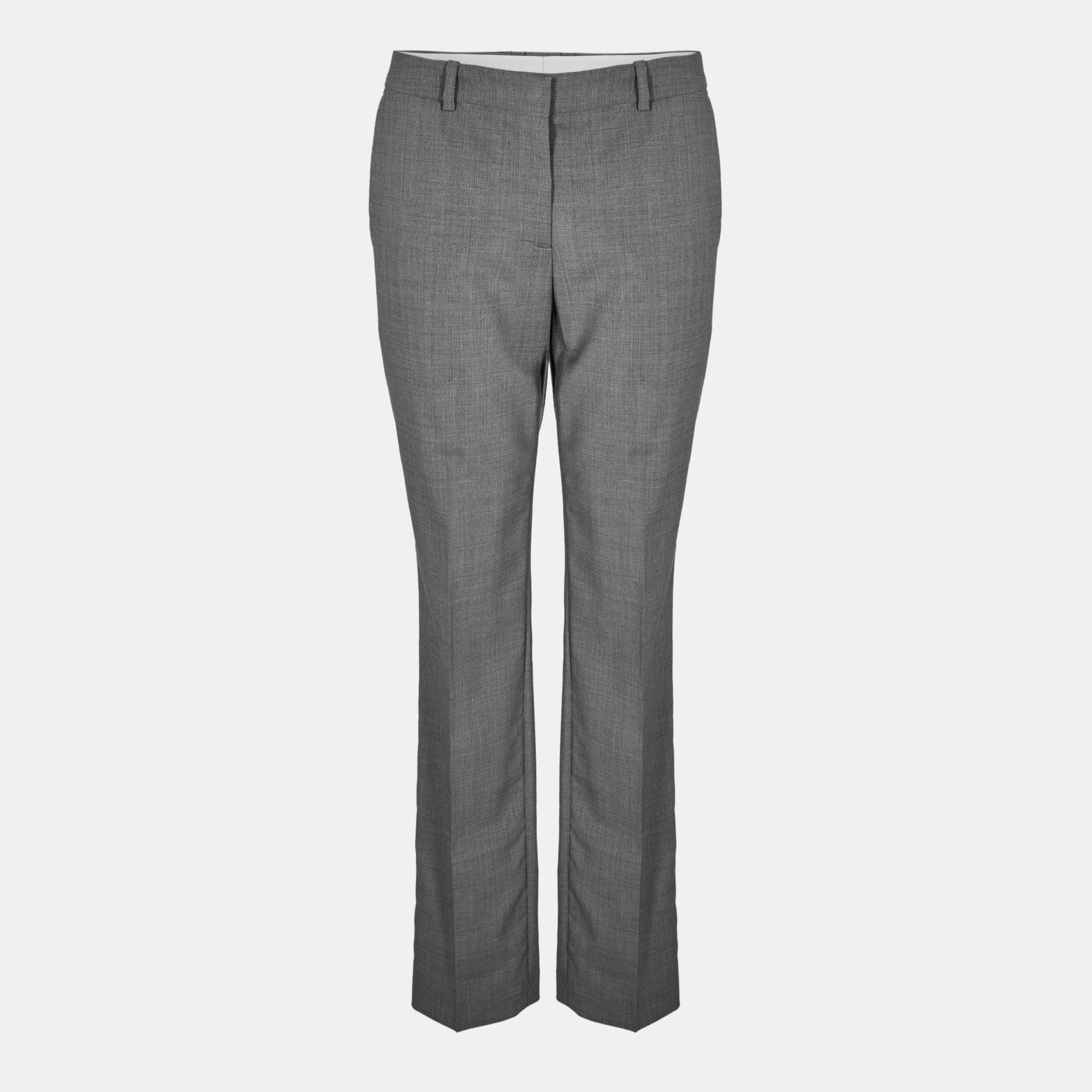 Boss Women's Tameah Slim Fit Trousers - Silver - 16 (XXL)