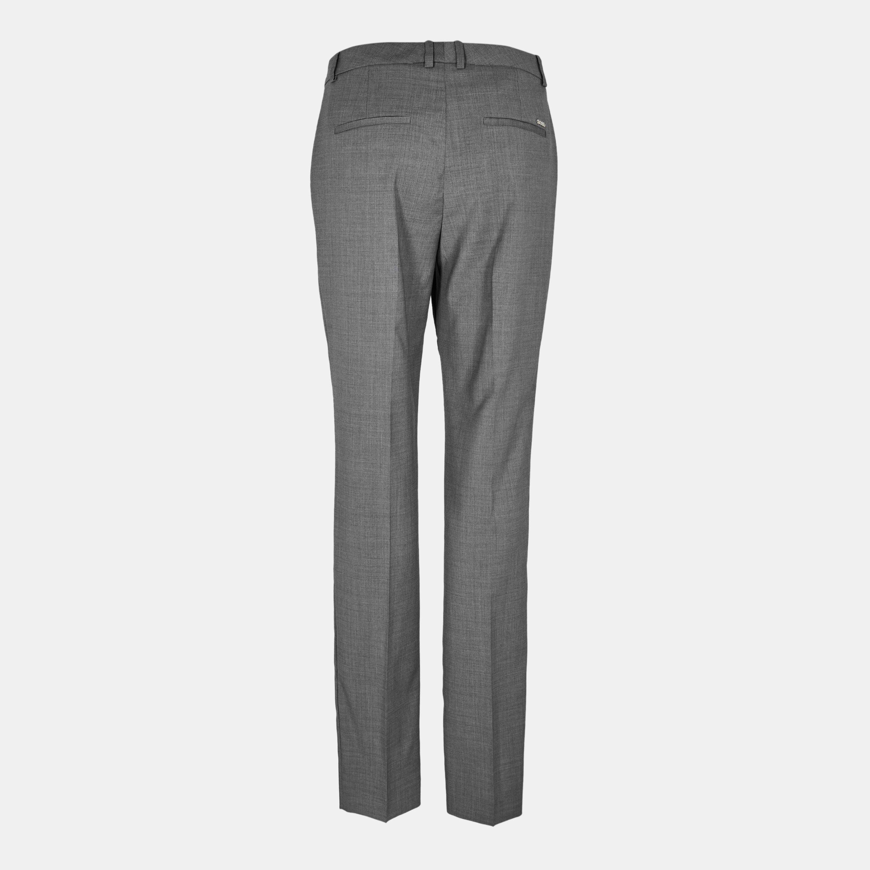 Silver - Boss - Women's Tameah Slim Fit Trousers - 2