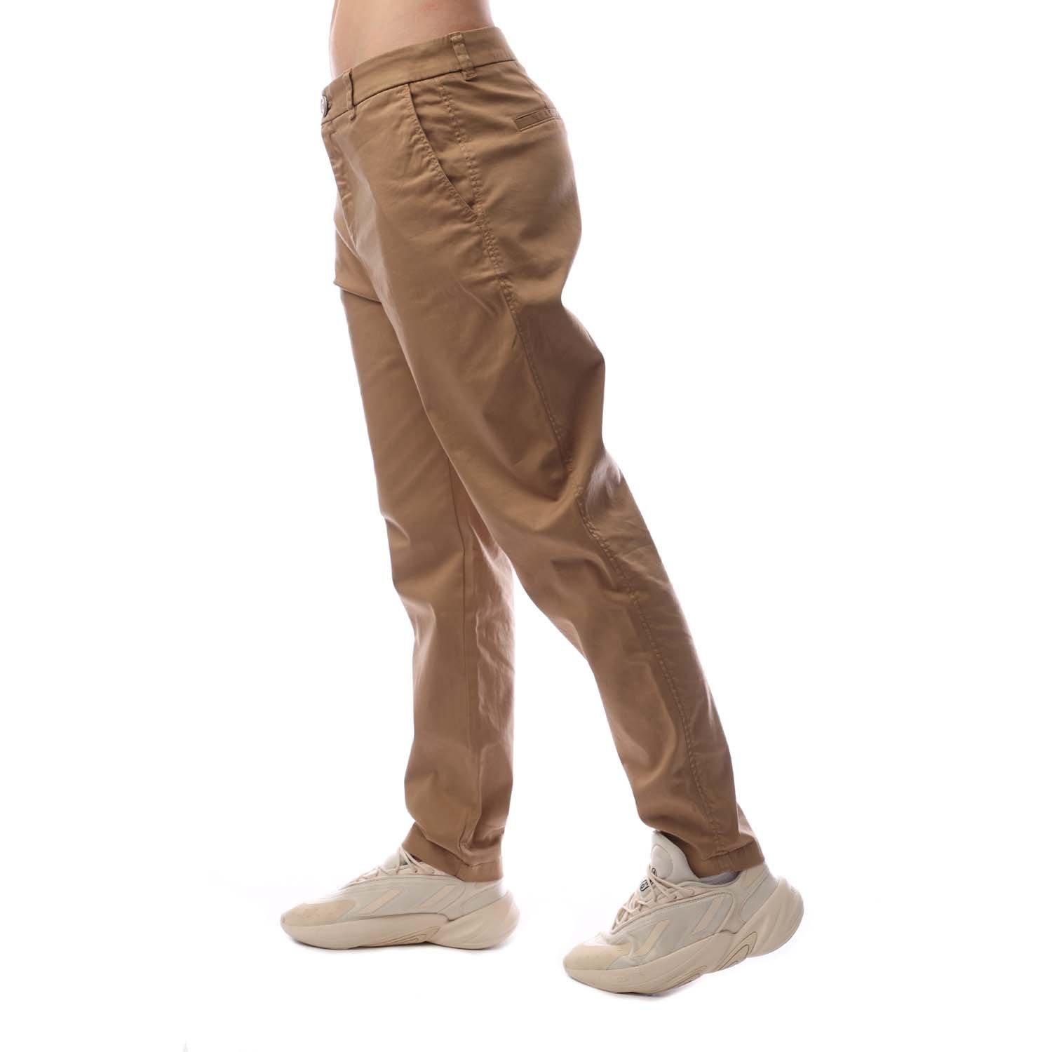 Med Beige - Boss - Women's Slim Fit Trousers - 2