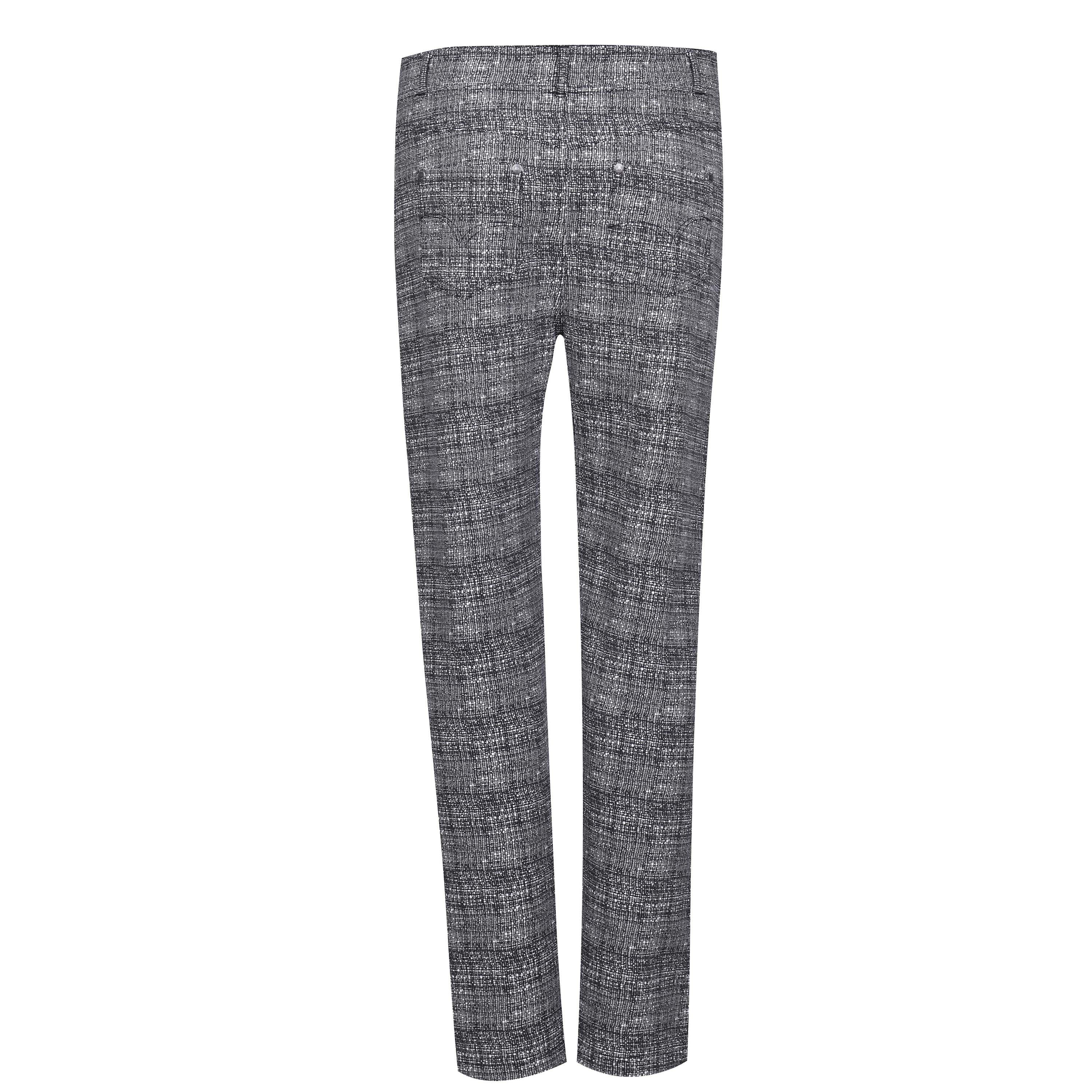 Zwart/Wit Grd - Lee Cooper - AOP Jeggings Ladies - 2