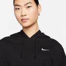 Noir/Blanc - Nike - Sportswear Women's Oversized Jersey Pullover Hoodie - 3