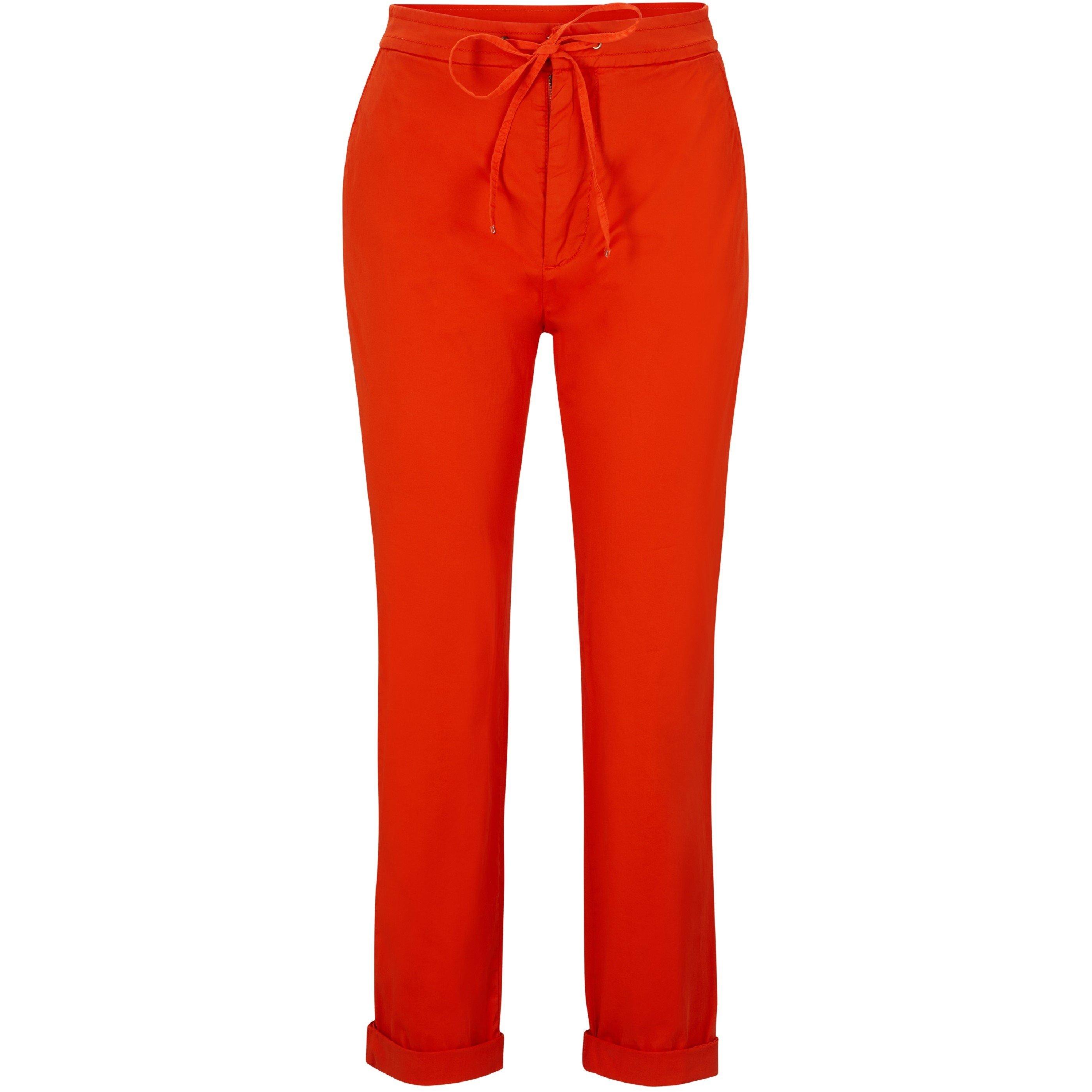 Bright Orange - Boss - Women's C Tapata-D Slim Fit Trousers - 4