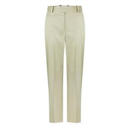 Bottega Veneta Viscose Twill Straight Trousers