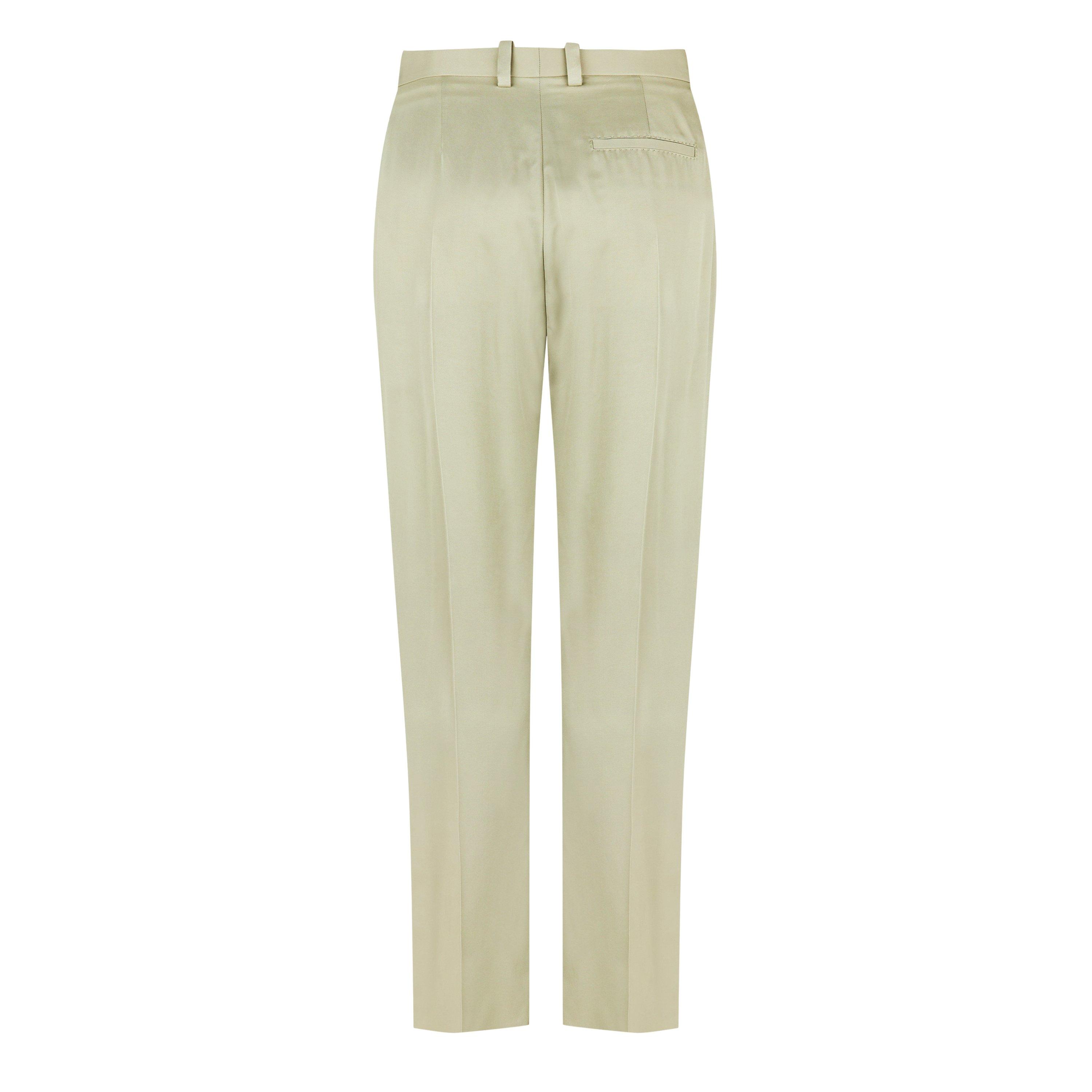 STONE - Bottega Veneta - Viscose Twill Straight Trousers - 2