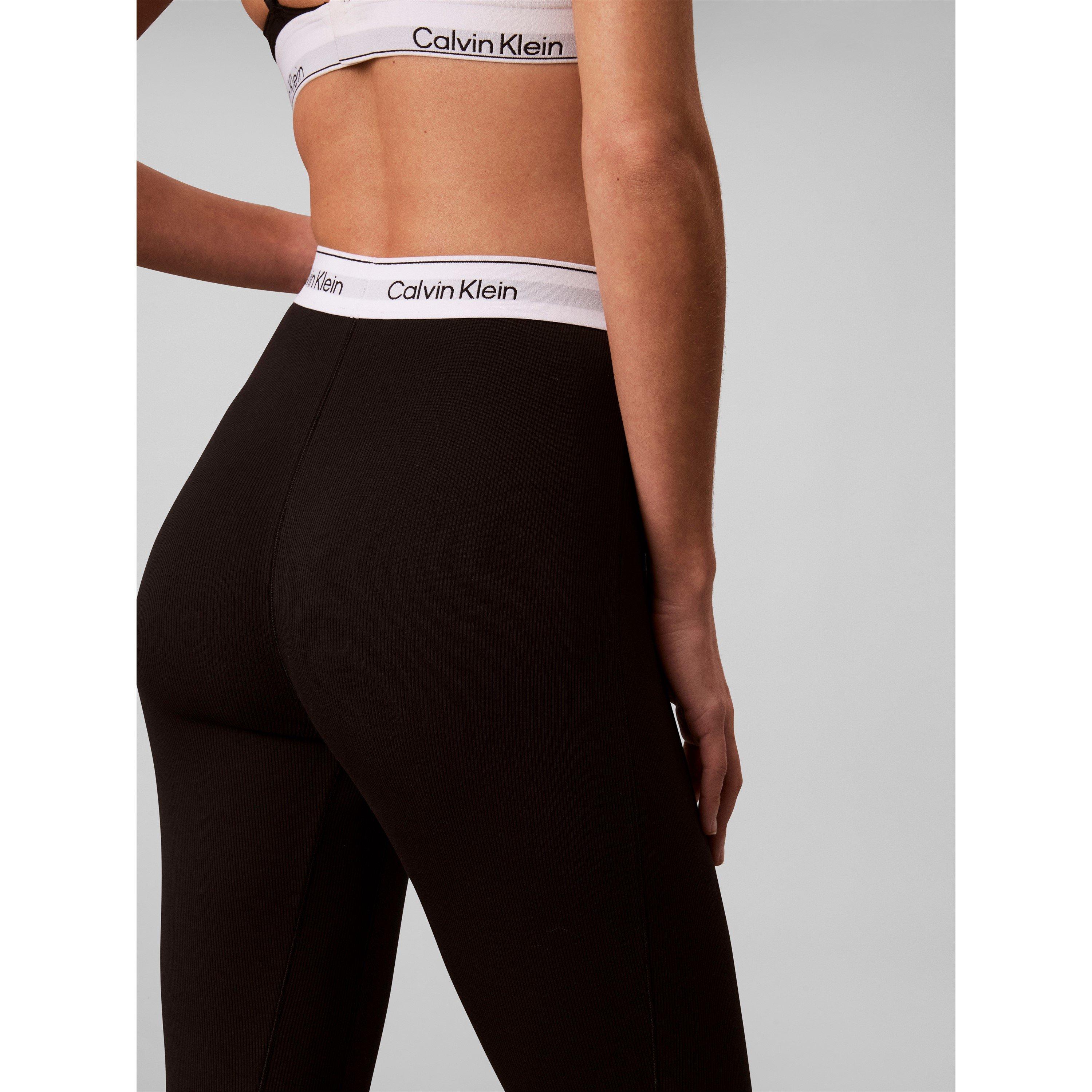 Black - Calvin Klein - Calvin Rib Legging Ld64 - 3