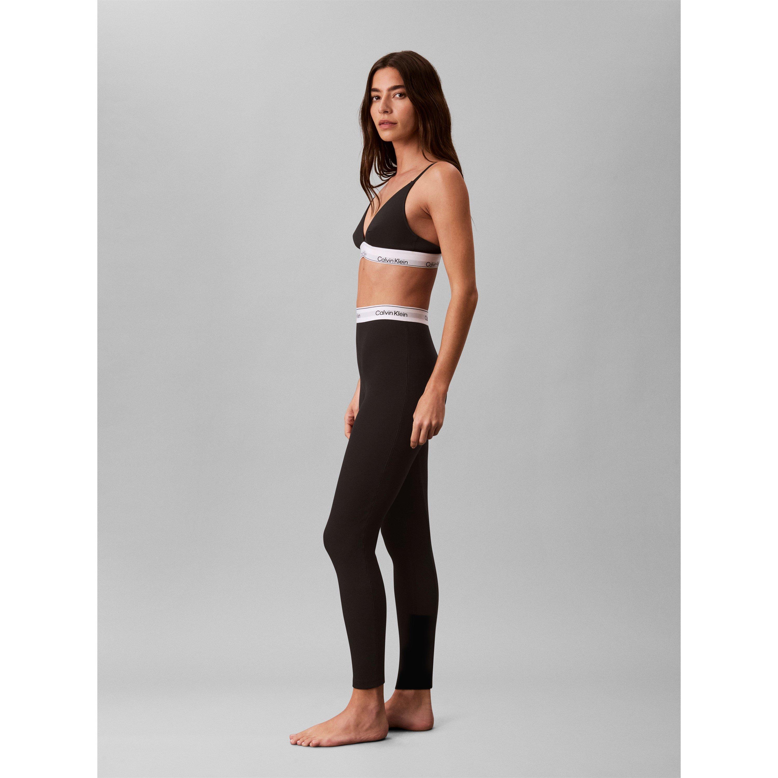 Black - Calvin Klein - Calvin Rib Legging Ld64 - 4