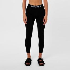 Palm Angels Logo Cropped Leggings