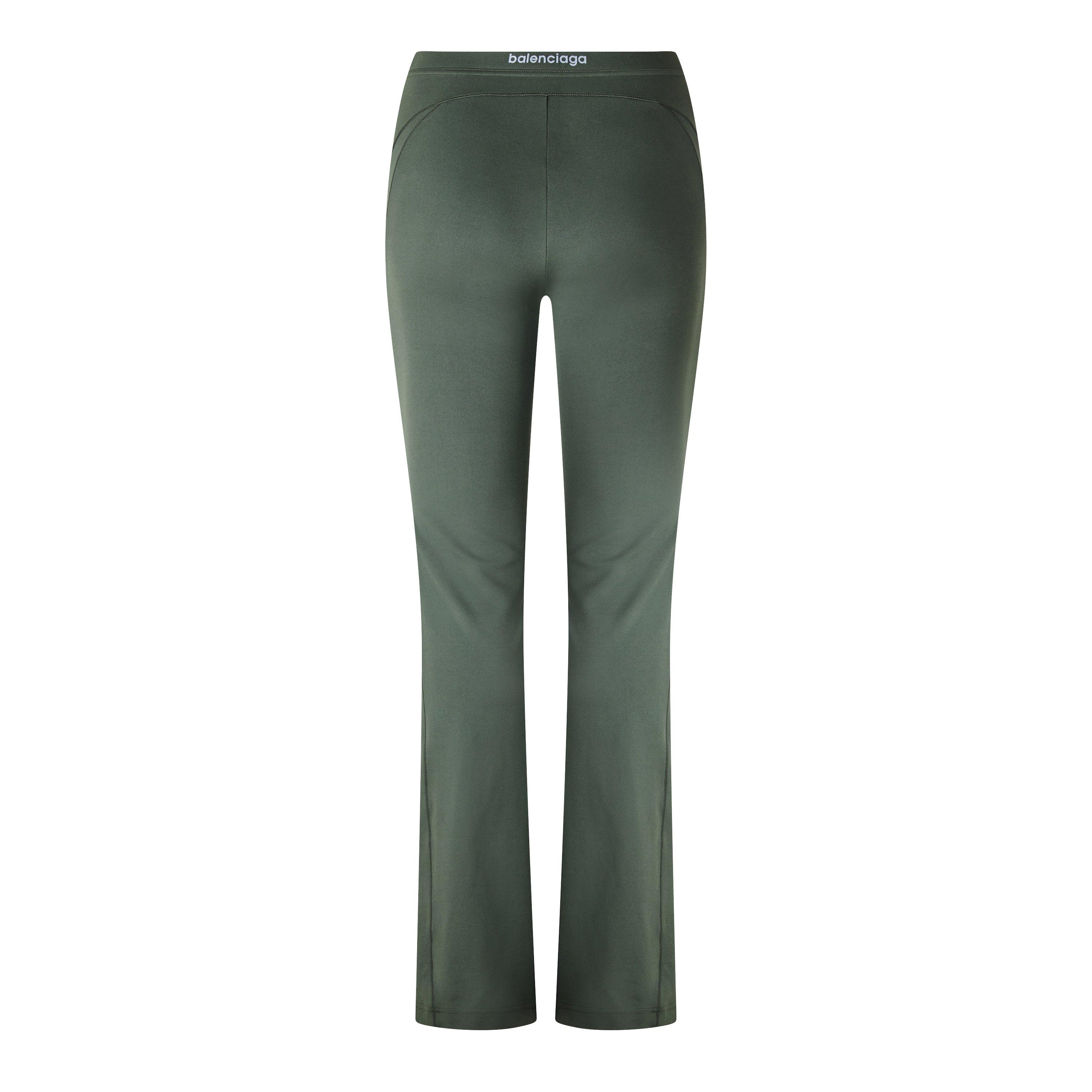 Khaki/Lime - Balenciaga - Bal Flared Leggings Ld64 - 2