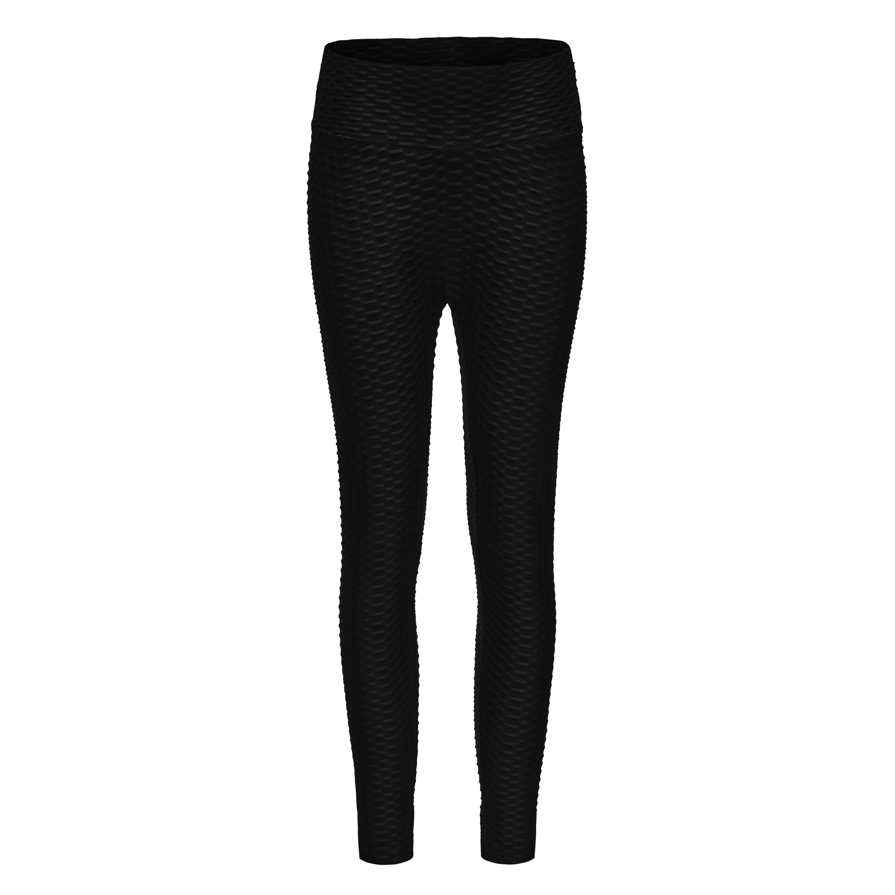 Negro - Miso - Honeycomb Leggings Womens - 6
