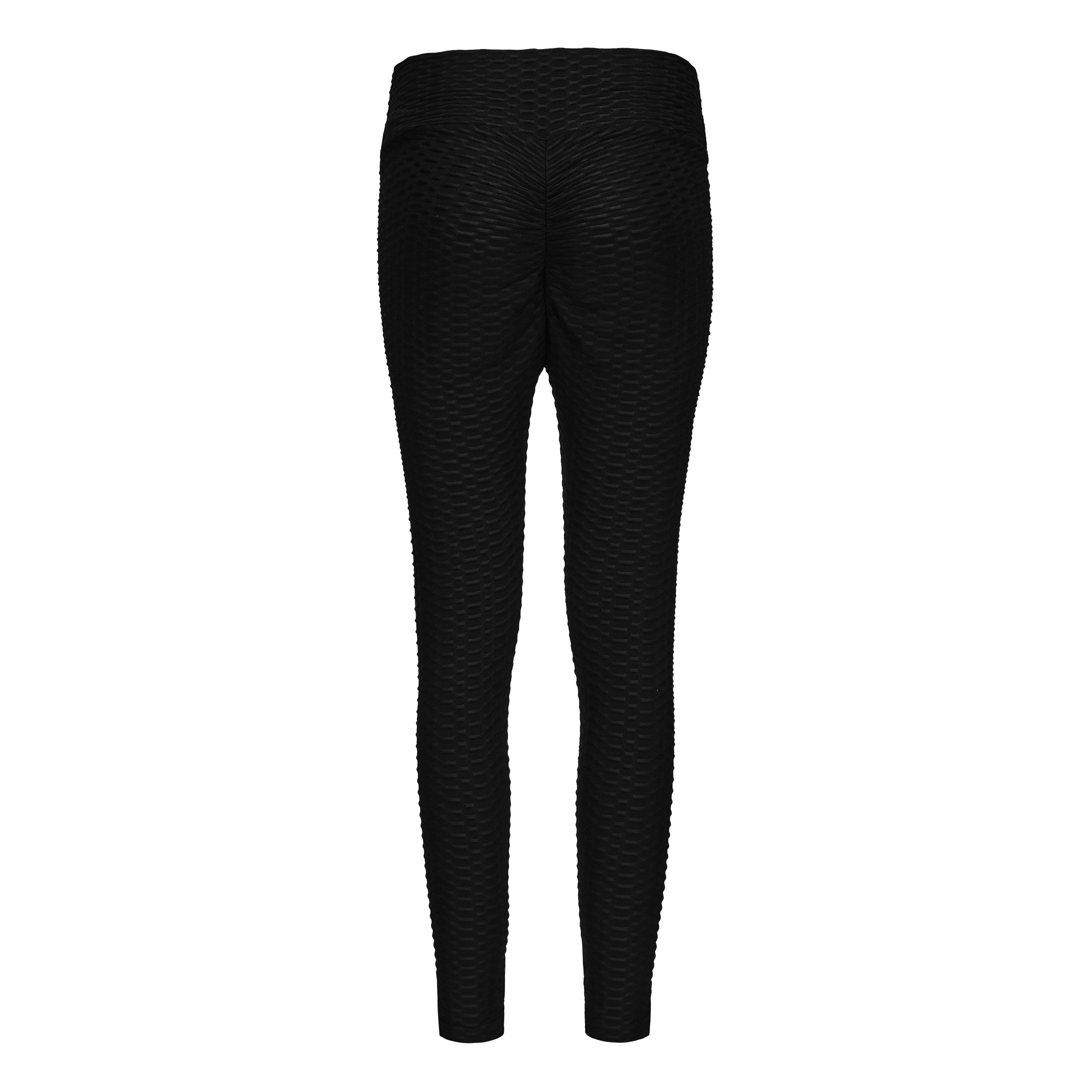Negro - Miso - Honeycomb Leggings Womens - 7