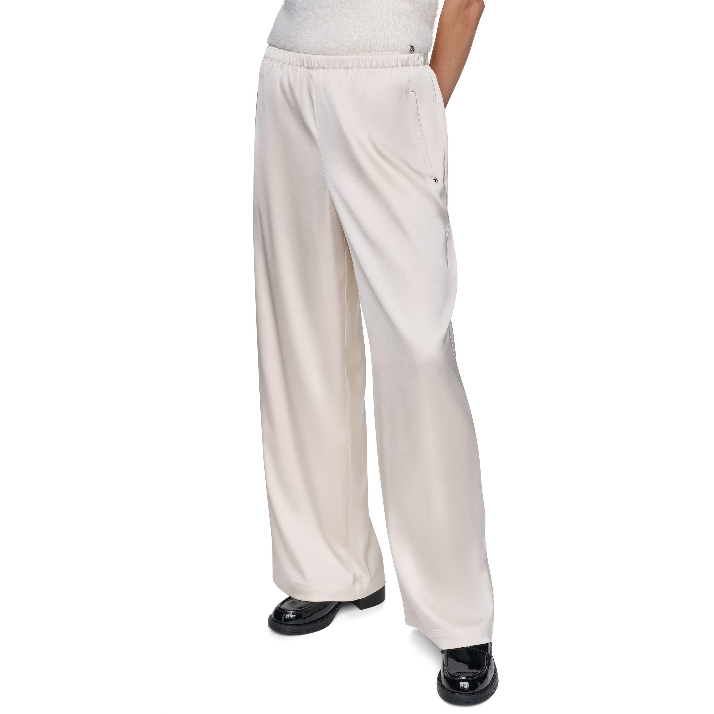 Eggnog - DKNY - DKNY Satin Pull on Pants - 2