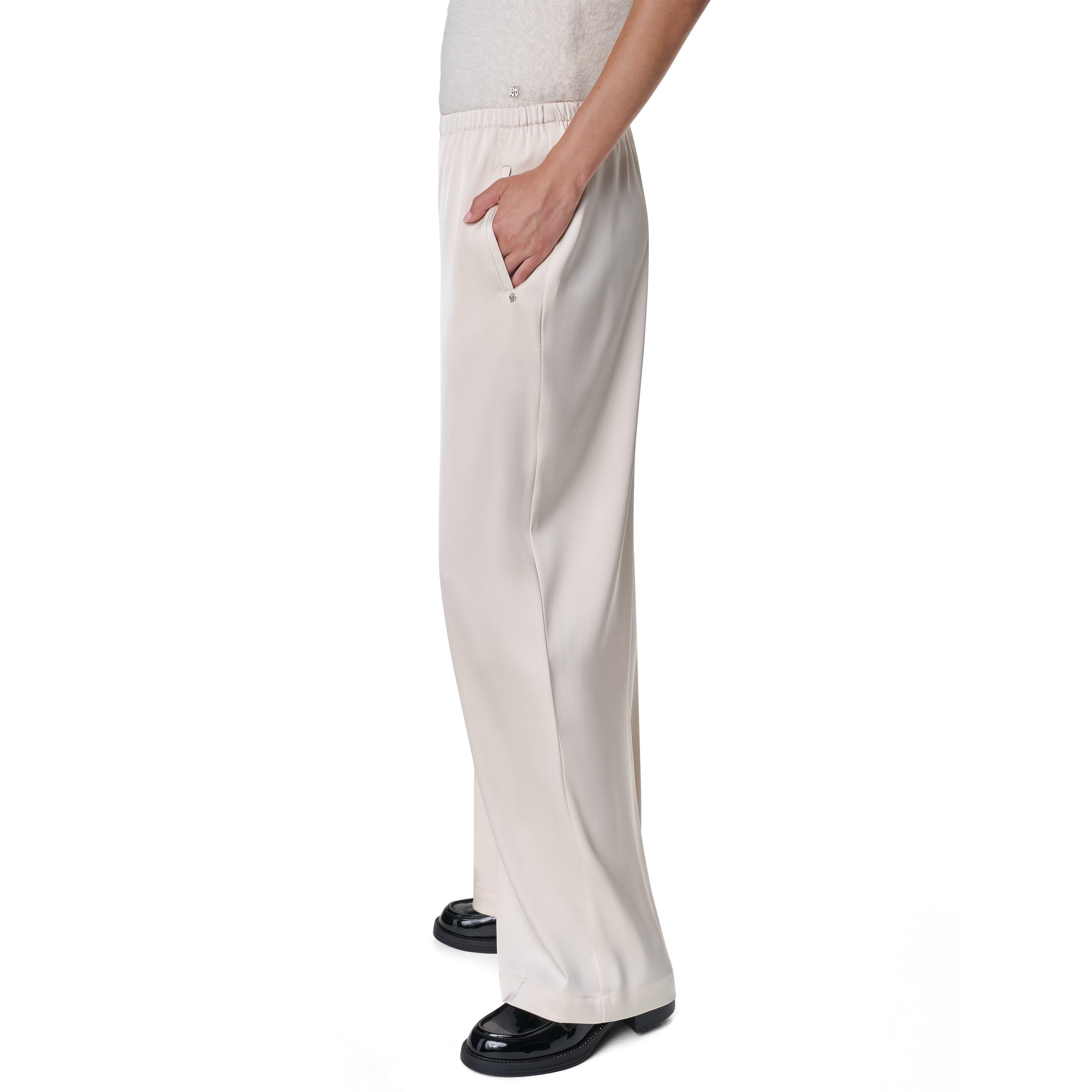 Eggnog - DKNY - DKNY Satin Pull on Pants - 4