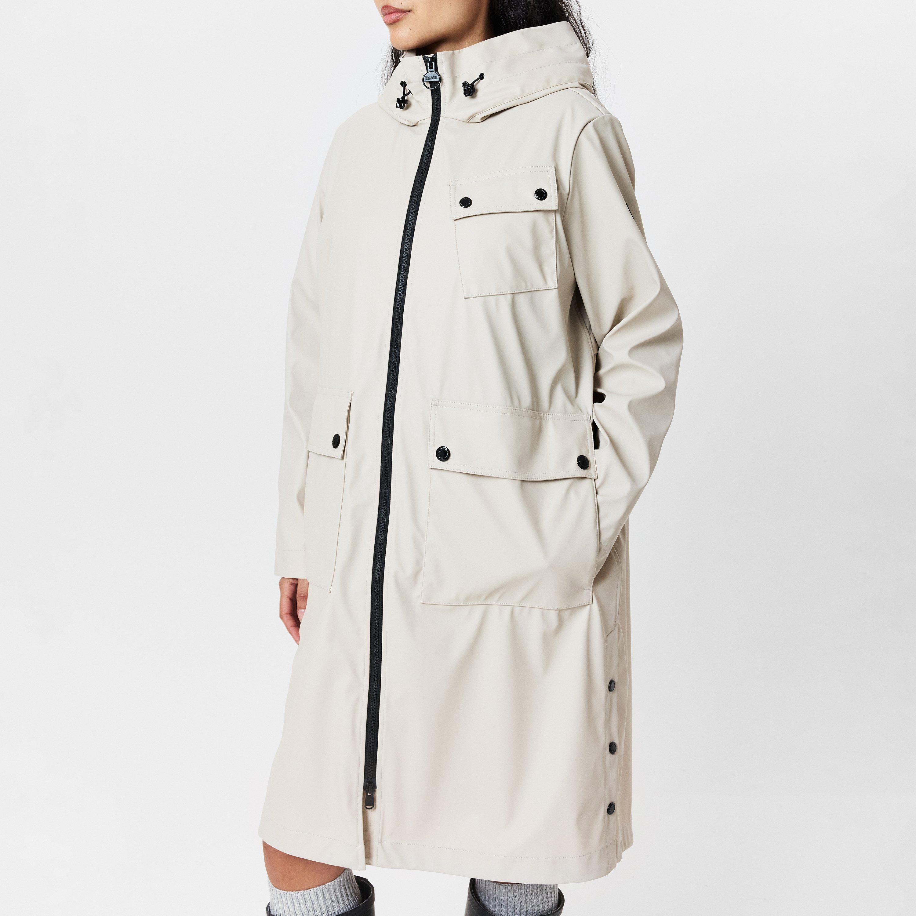 Silver Cl/Black - Barbour International - Women's Jade 3-in-1 Showerproof Rain Anorak - 3