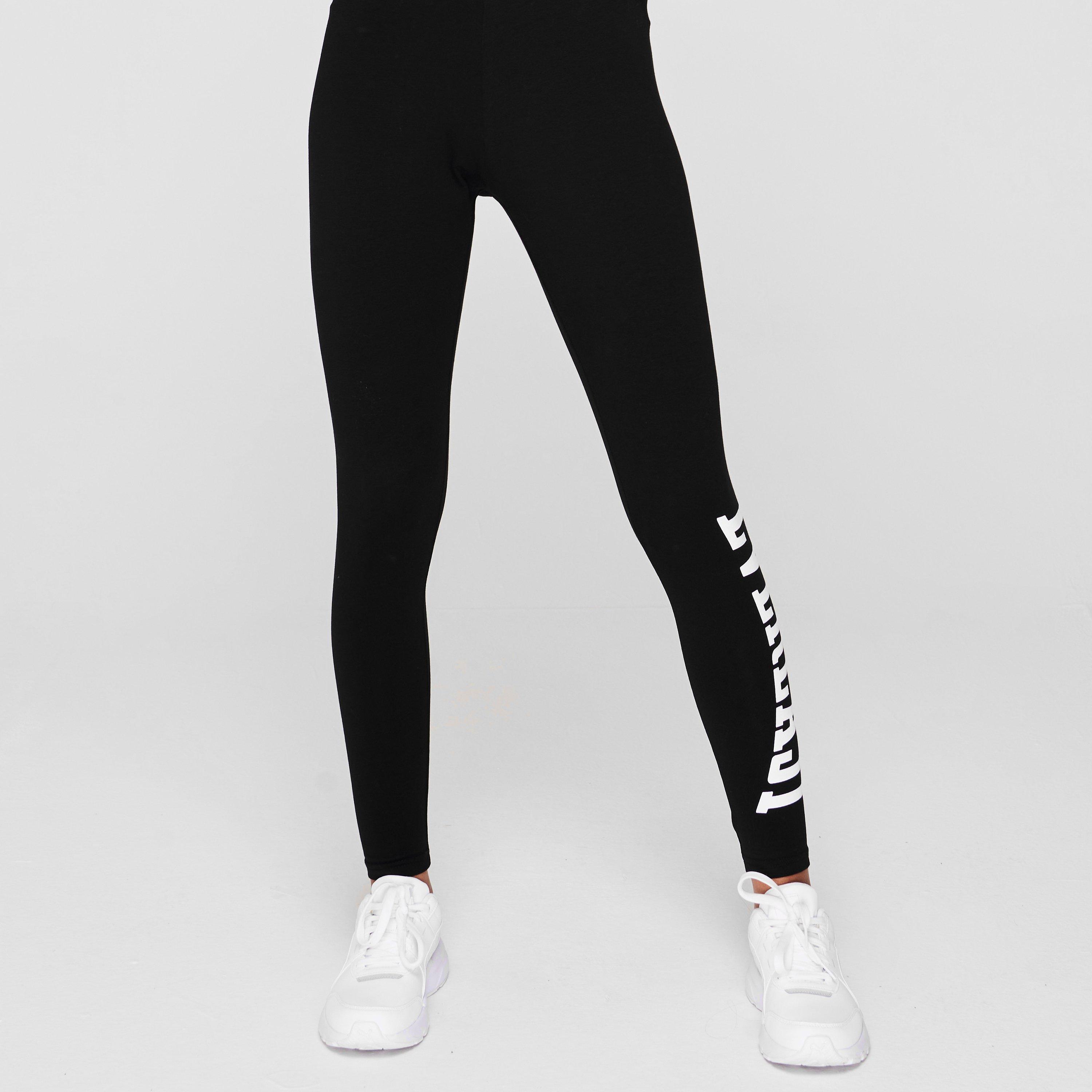 Black/White - Everlast - Large Logo Leggings - 2