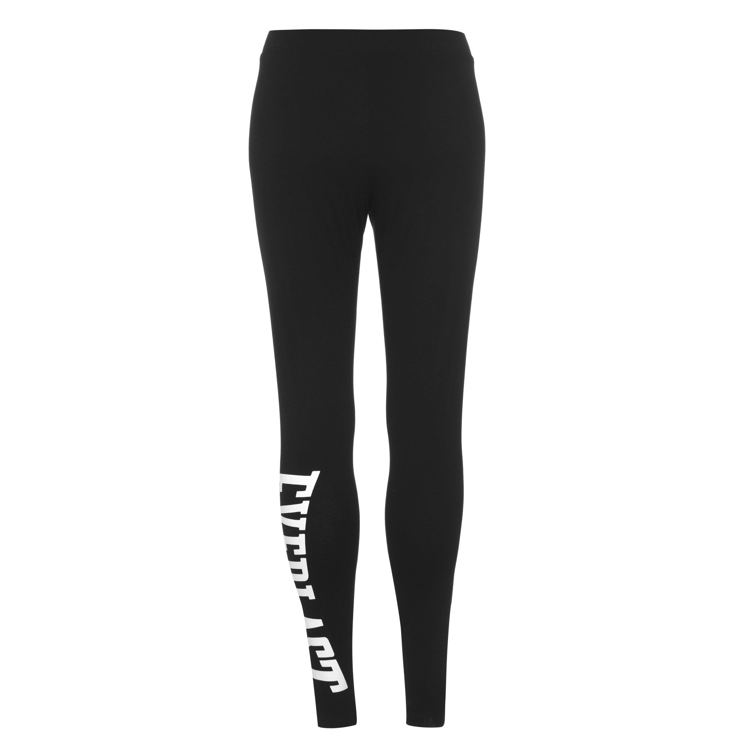 Black/White - Everlast - Large Logo Leggings - 7