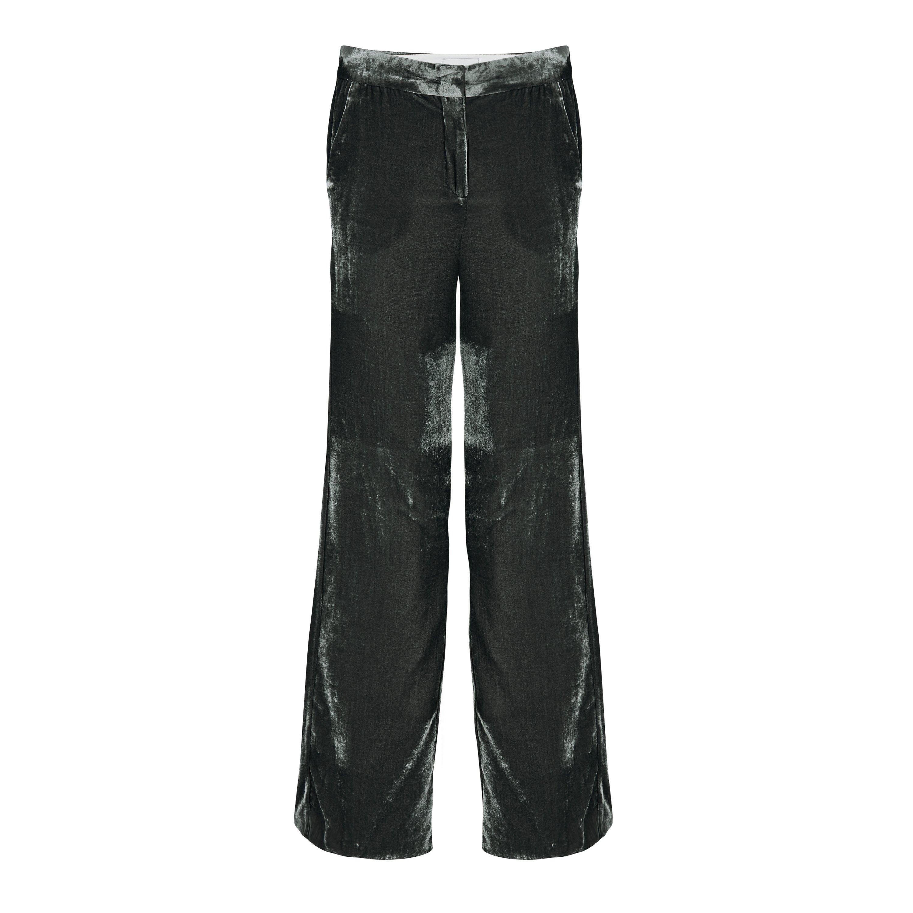 Pewter - Marella - Women's Triglia Wide Leg Trousers - 5