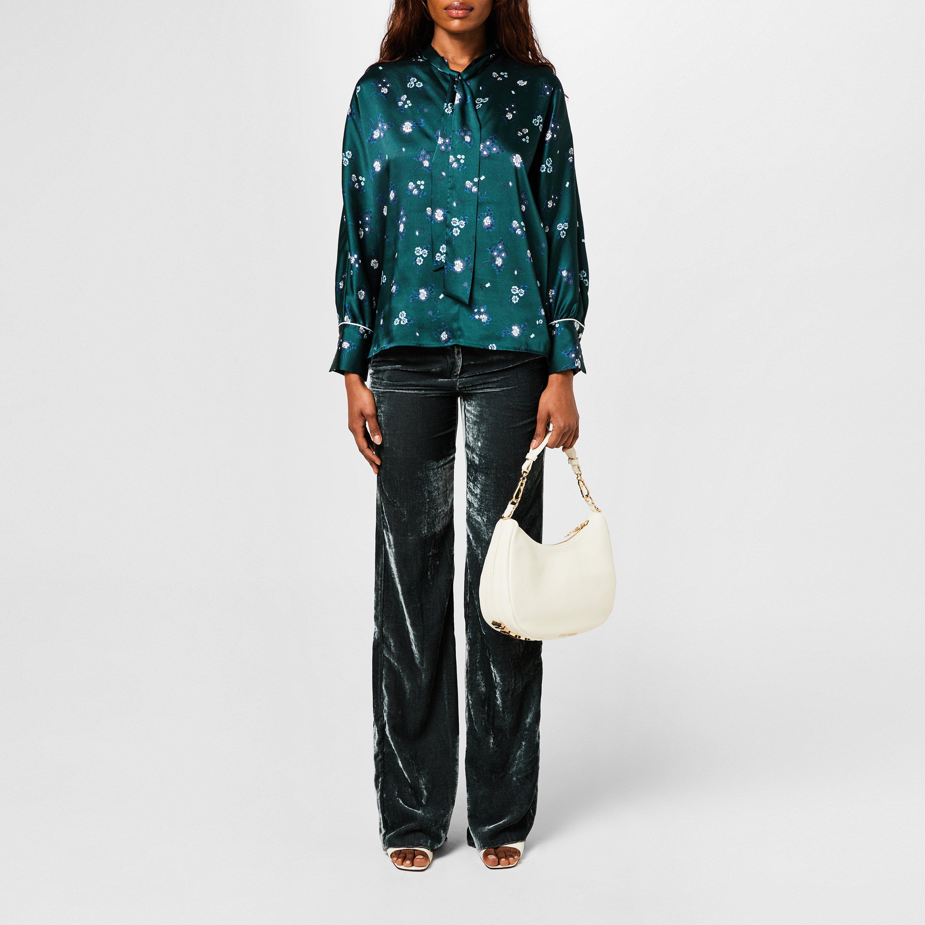 Pewter - Marella - Women's Triglia Wide Leg Trousers - 4