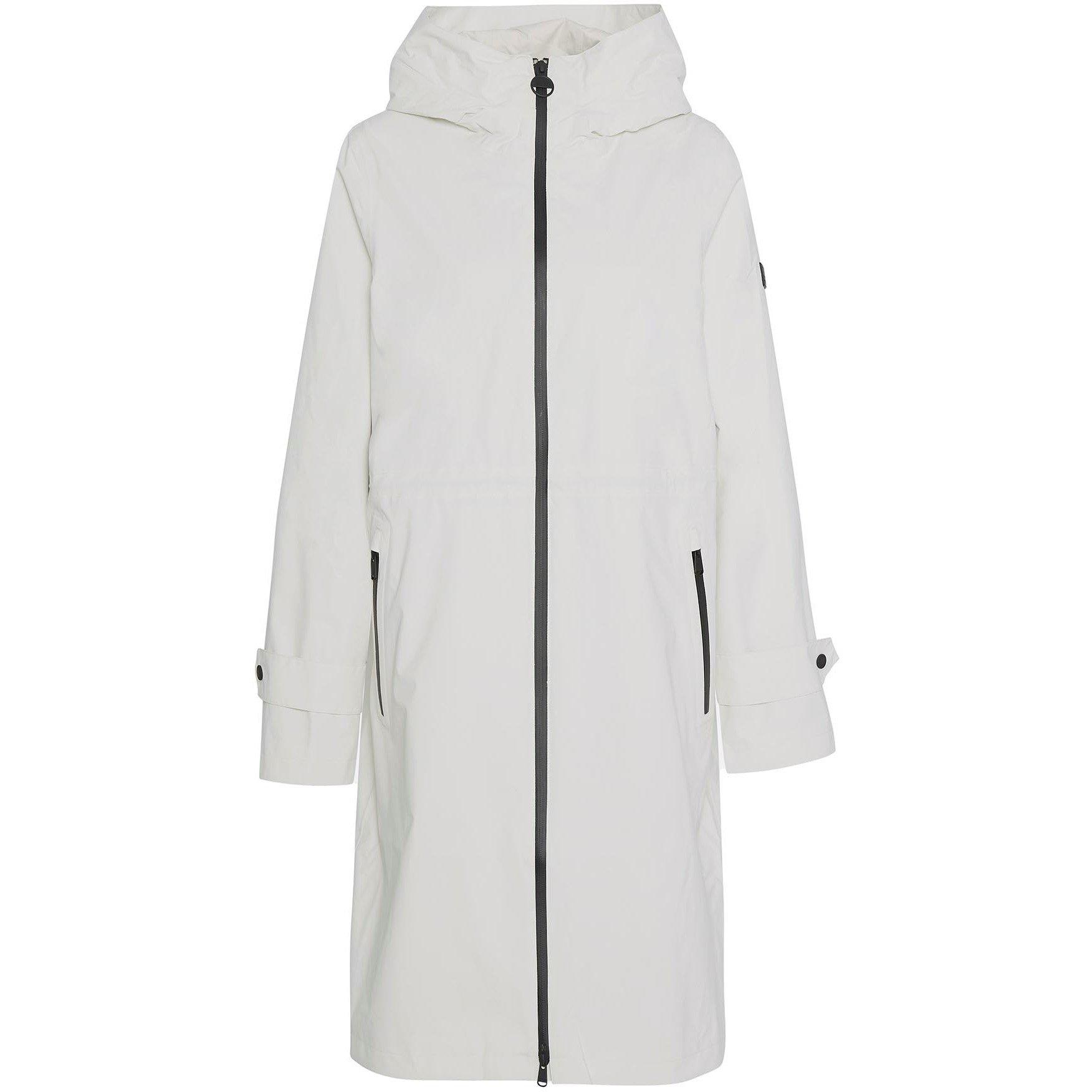 Silver Birch - Barbour International - Women's Kyra Waterproof Mid-Length Rain Anorak - 1