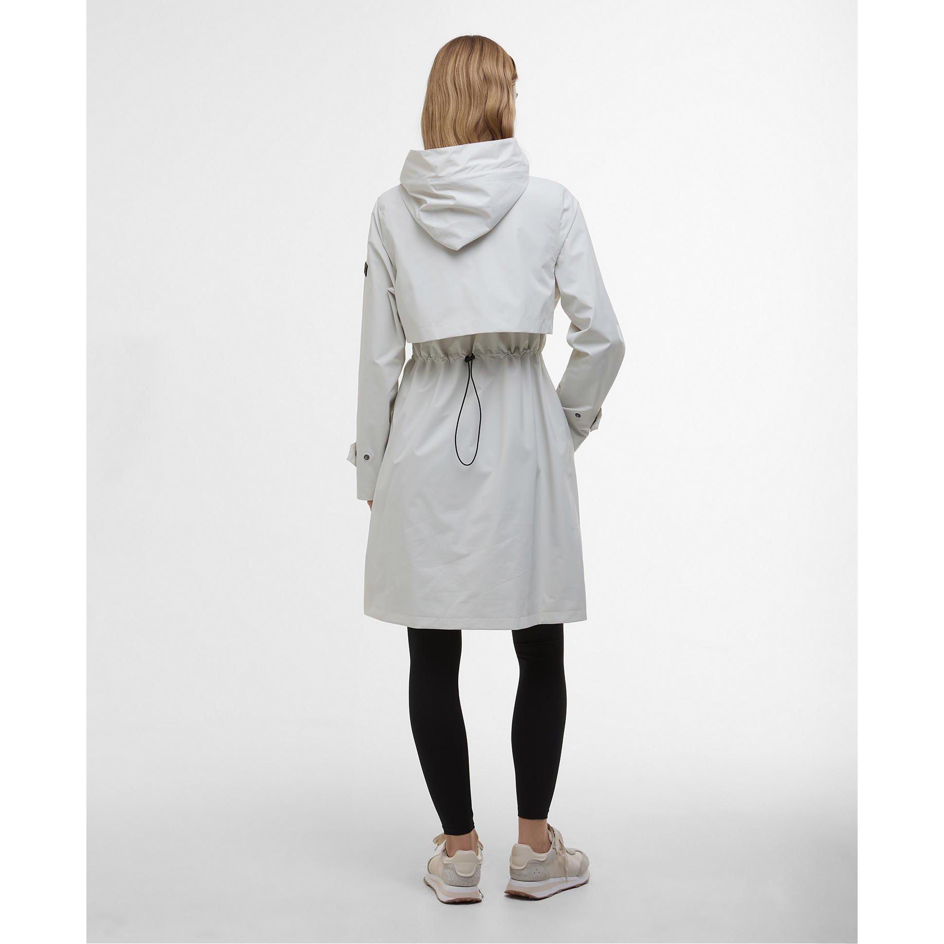 Silver Birch - Barbour International - Women's Kyra Waterproof Mid-Length Rain Anorak - 2