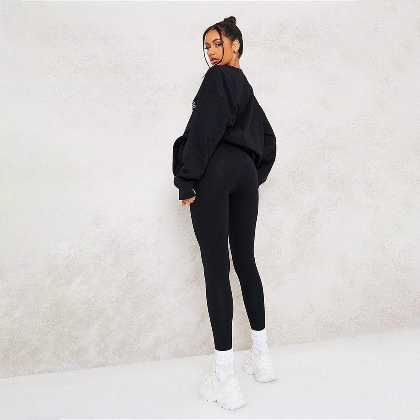 Black - I Saw It First - ISAWITFIRST Cotton Elastane Leggings - 3