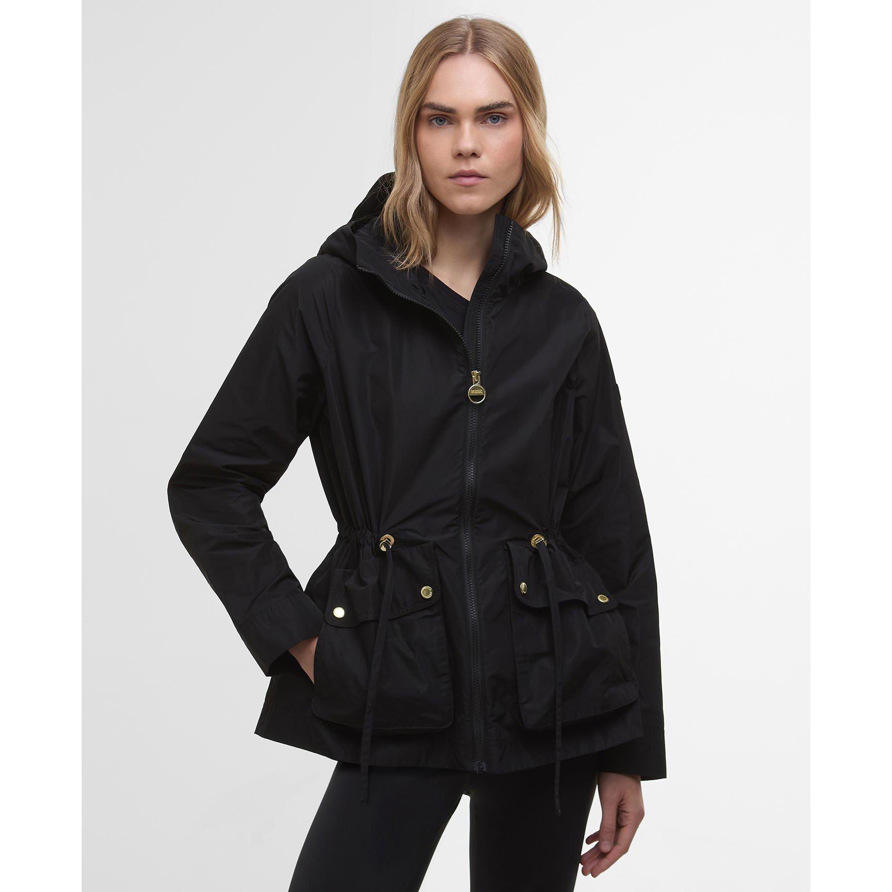 Barbour International Women's Piper Showerproof Jacket - Black - 14 (L)