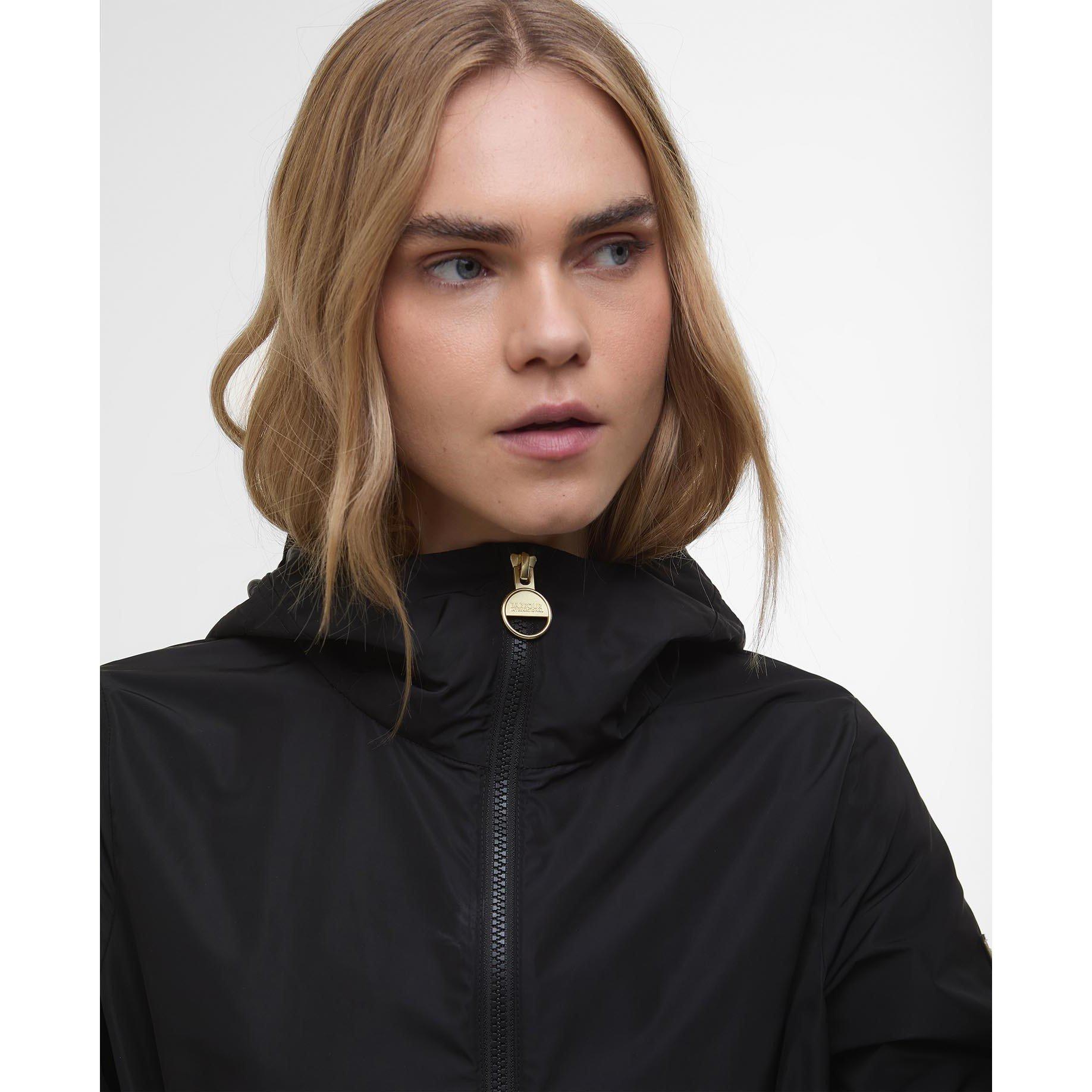 Black - Barbour International - International Piper Showerproof Jacket - 4