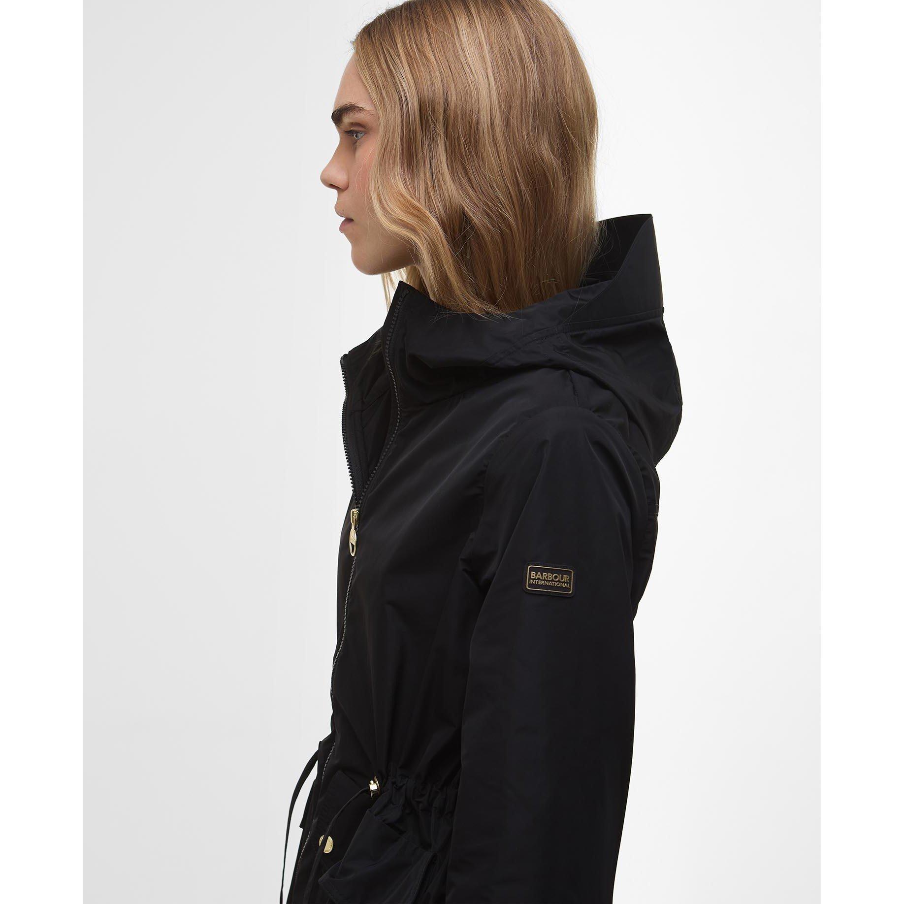 Black - Barbour International - International Piper Showerproof Jacket - 5