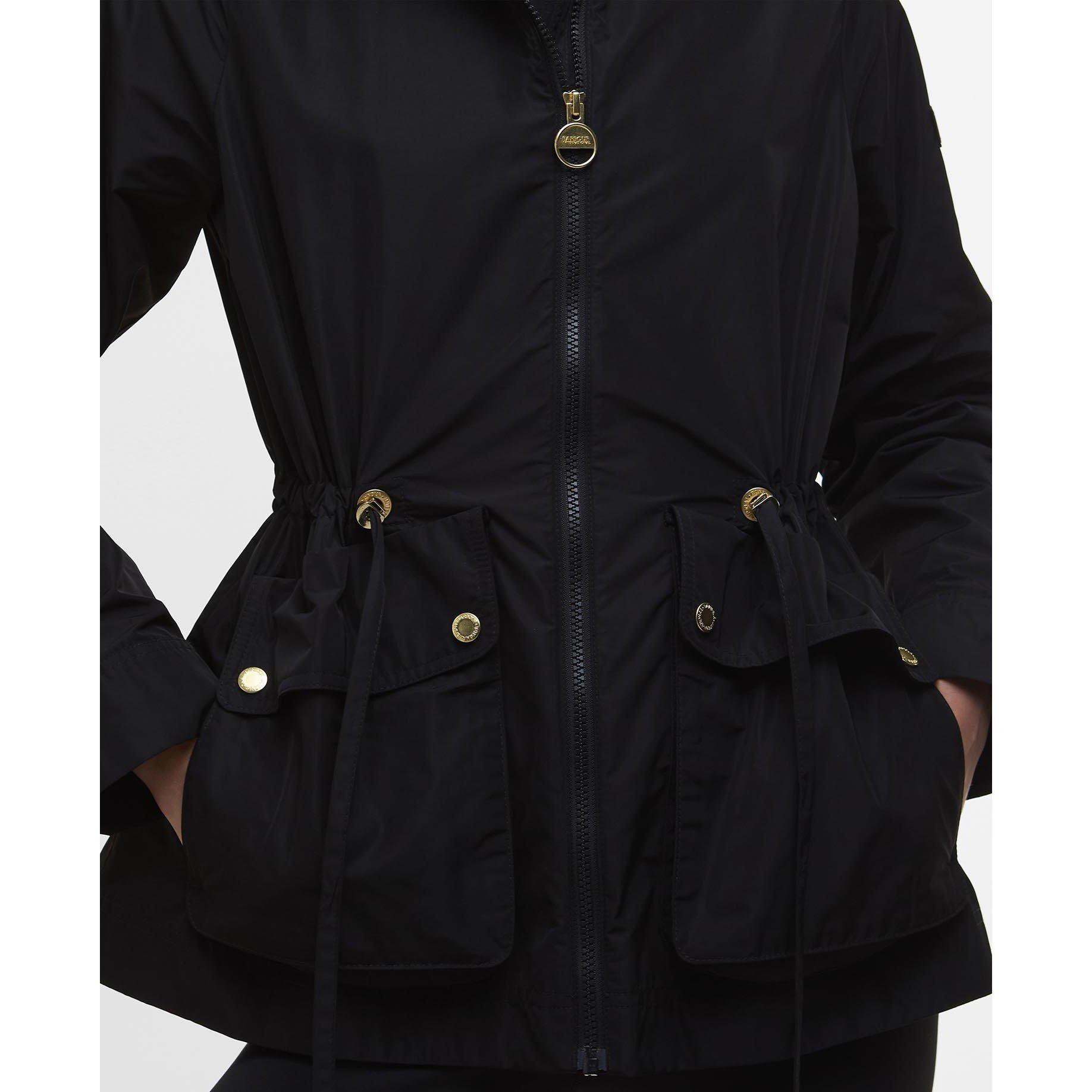 Black - Barbour International - International Piper Showerproof Jacket - 6