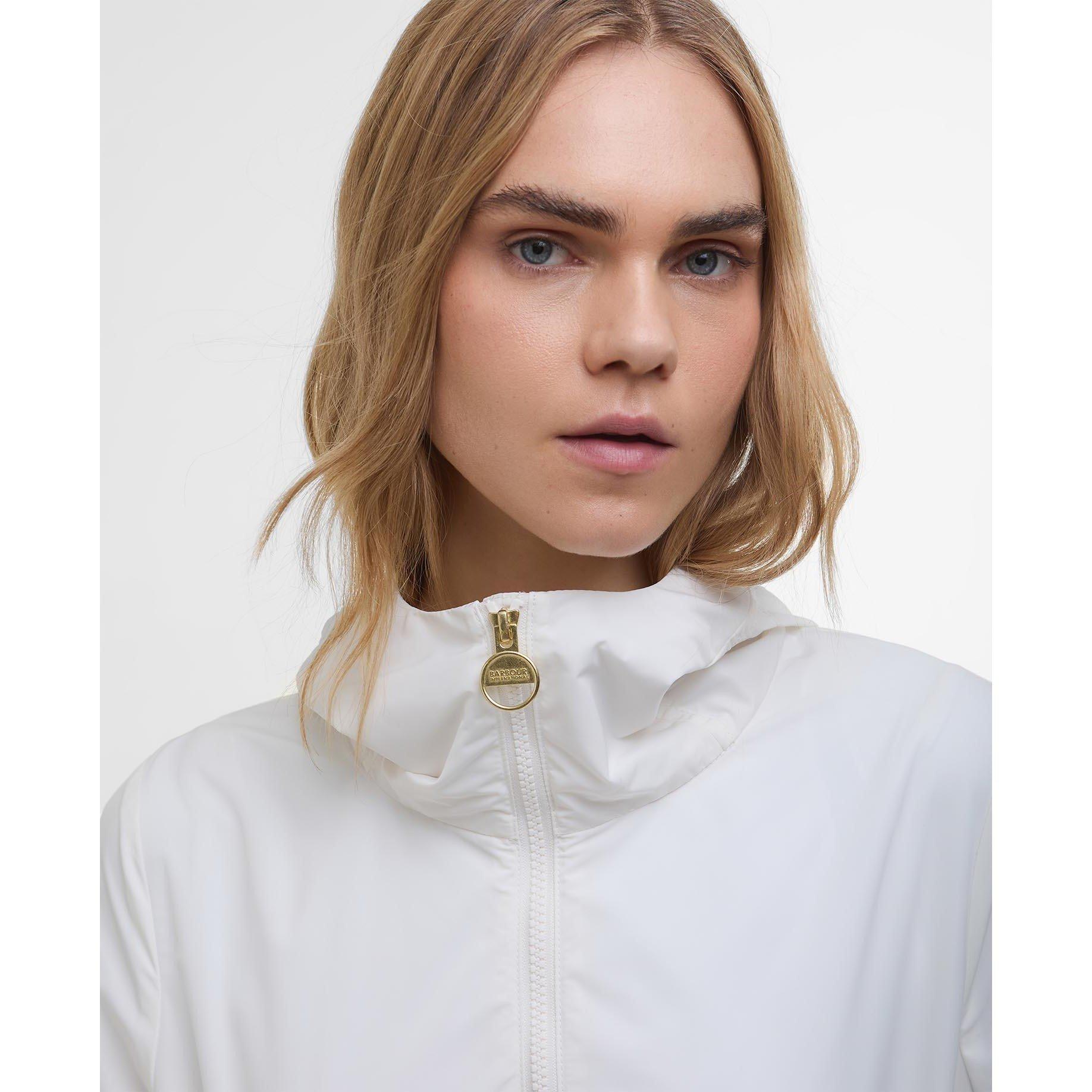 Neutral - Barbour International - Women's Piper Showerproof Long Sleeve Rain Anorak - 4