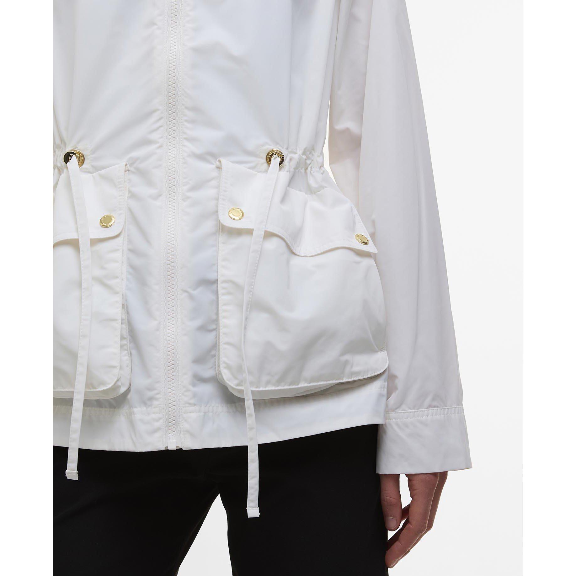 Neutral - Barbour International - Women's Piper Showerproof Long Sleeve Rain Anorak - 6