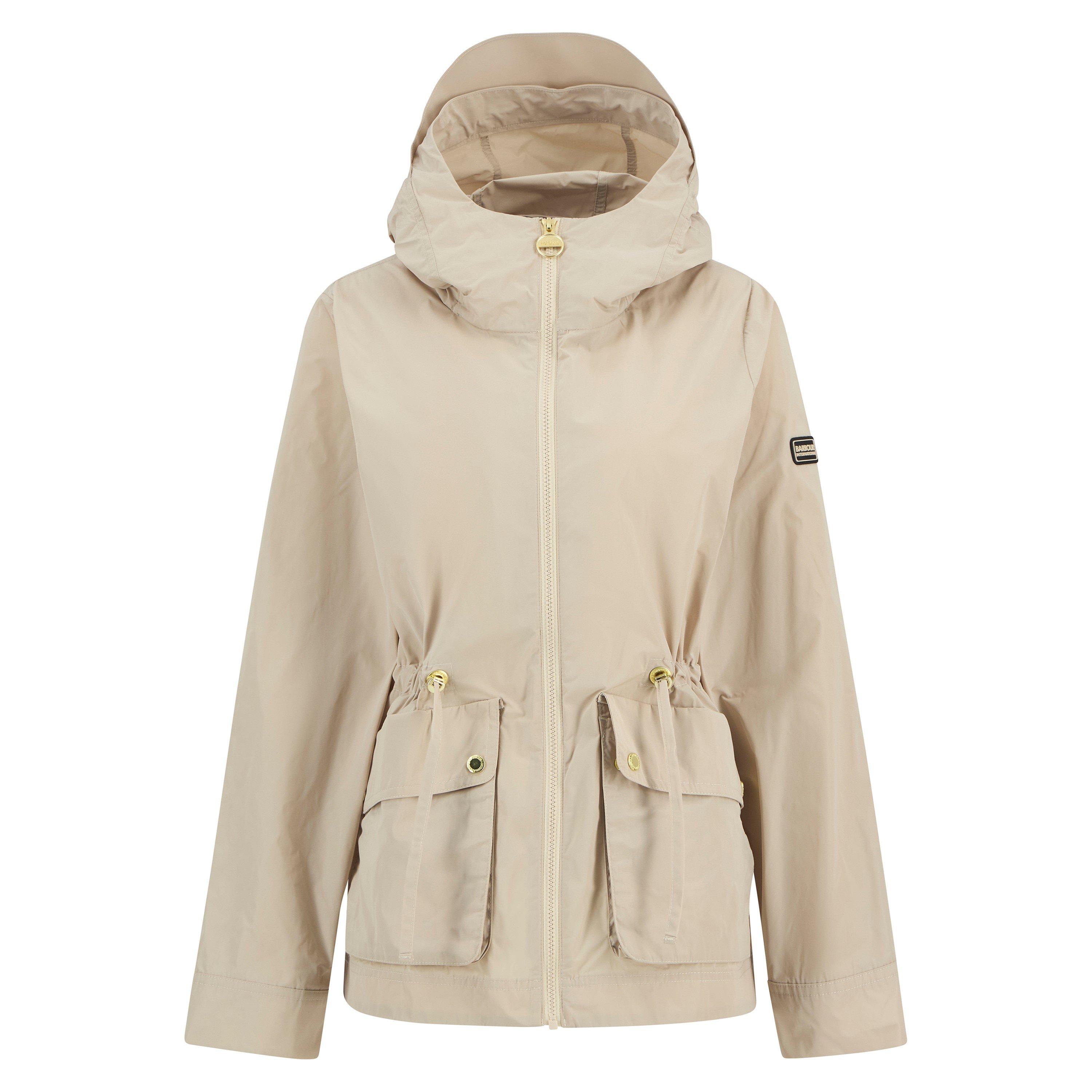Barbour International Women's Piper Showerproof Jacket - Cement - 14 (L)