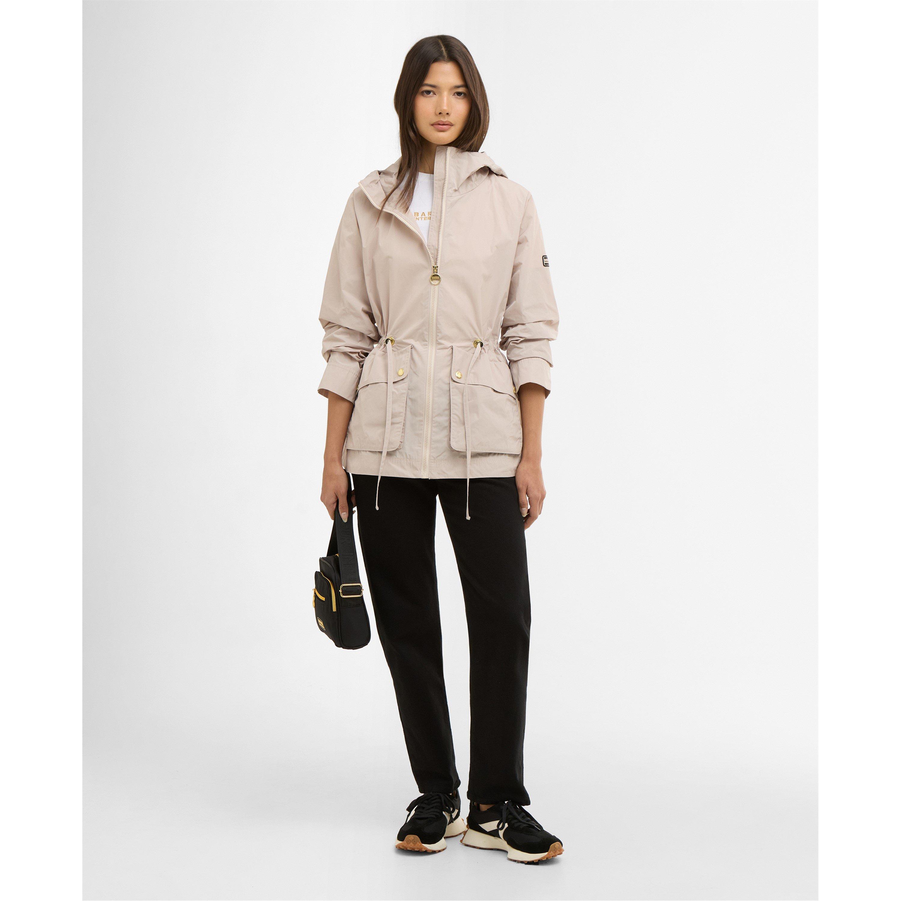 Cement - Barbour International - Womens Piper Showerproof Jacket - 6