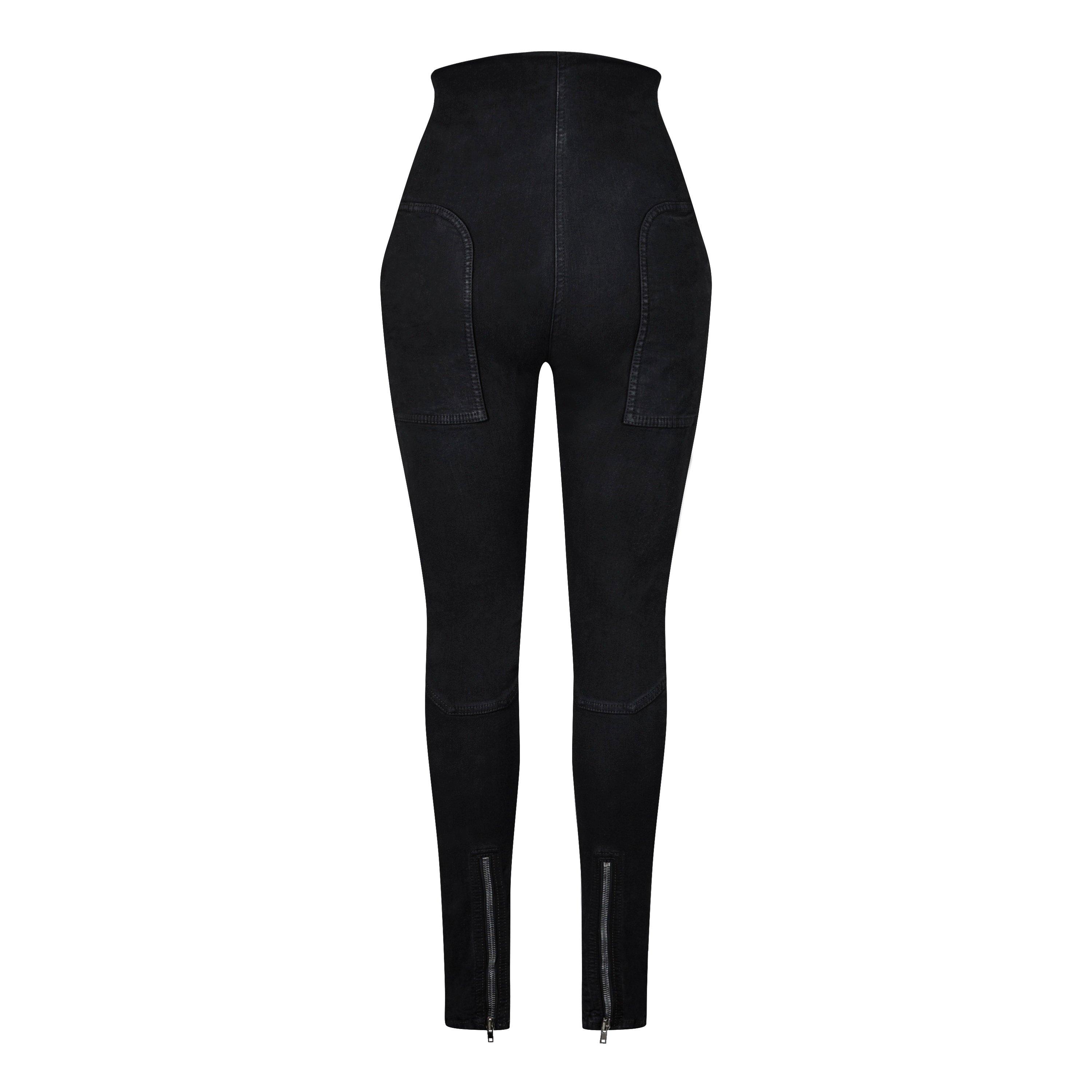 Black - Rick Owens Drkshdw - Dirt Leggings - 5