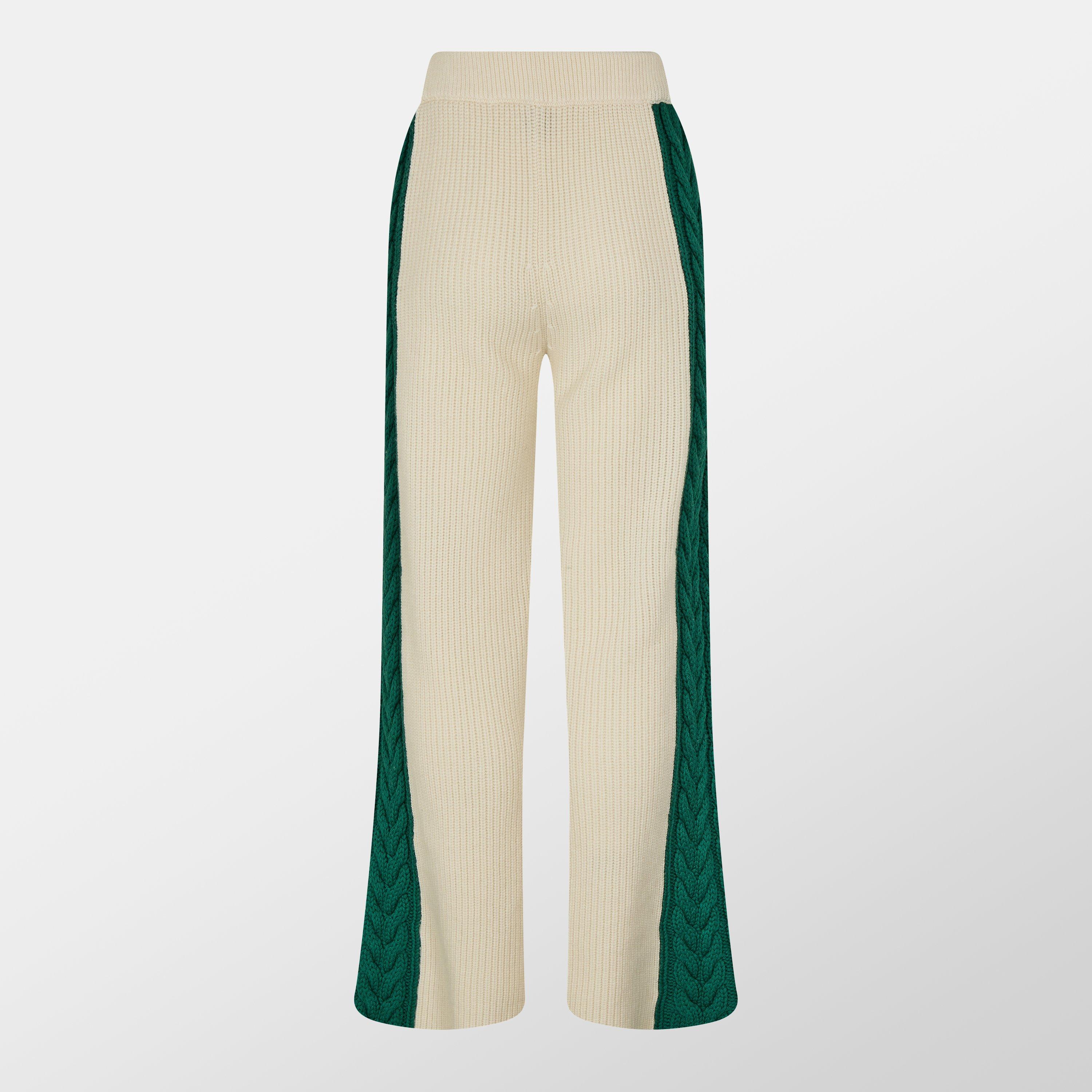 Green - Casablanca - Cable Knit Trousers - 6
